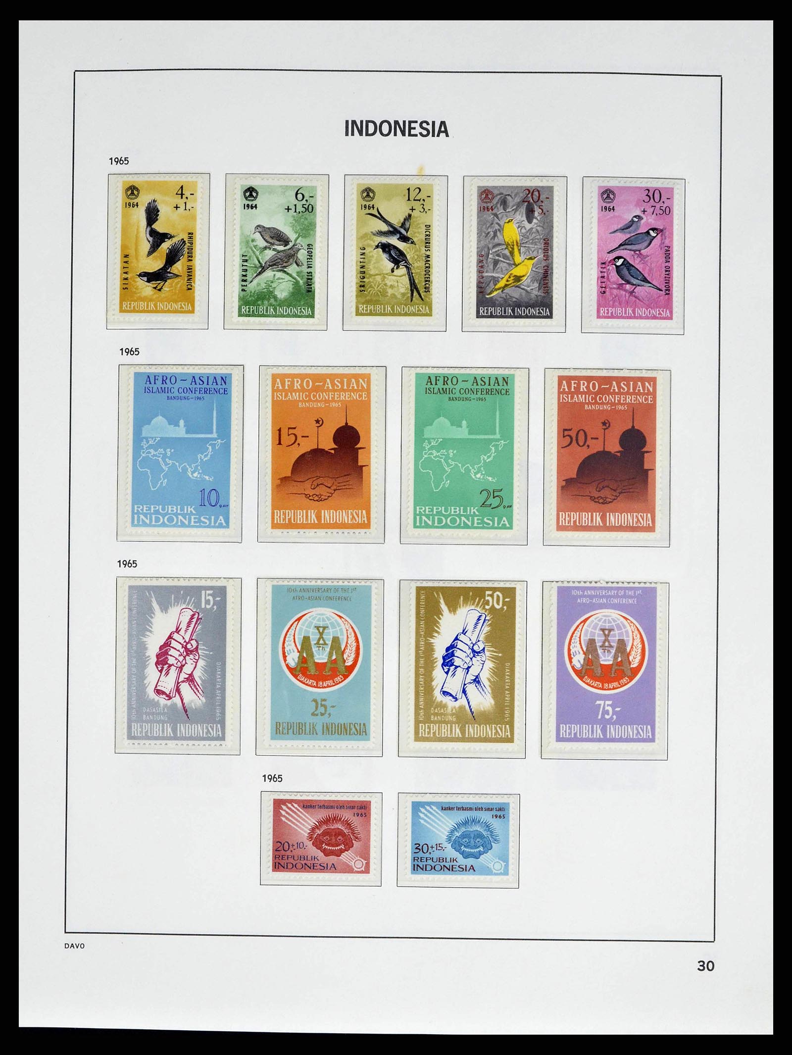 38601 0033 - Stamp collection 38601 Indonesia 1949-2007.