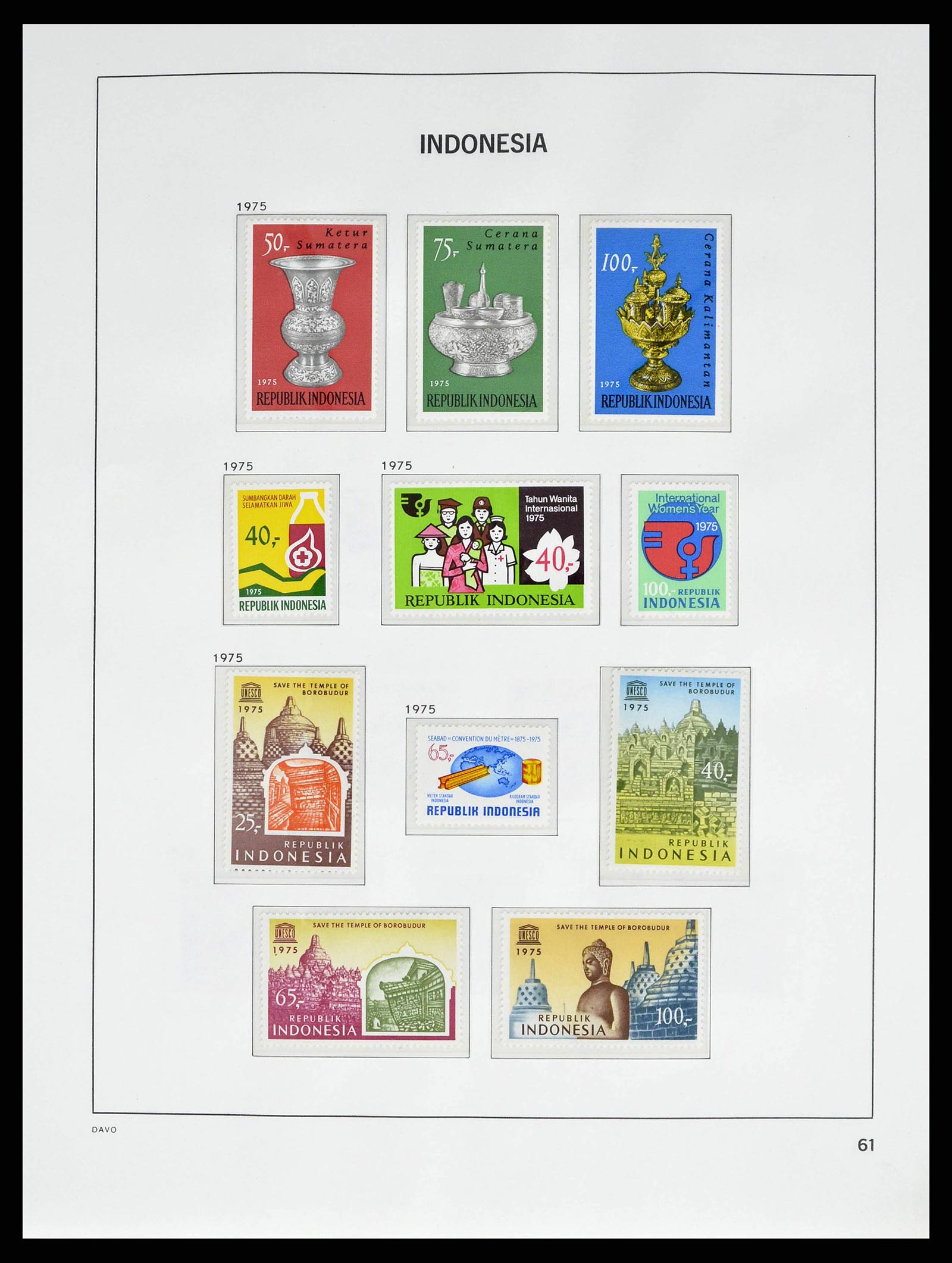 38601 0064 - Stamp collection 38601 Indonesia 1949-2007.