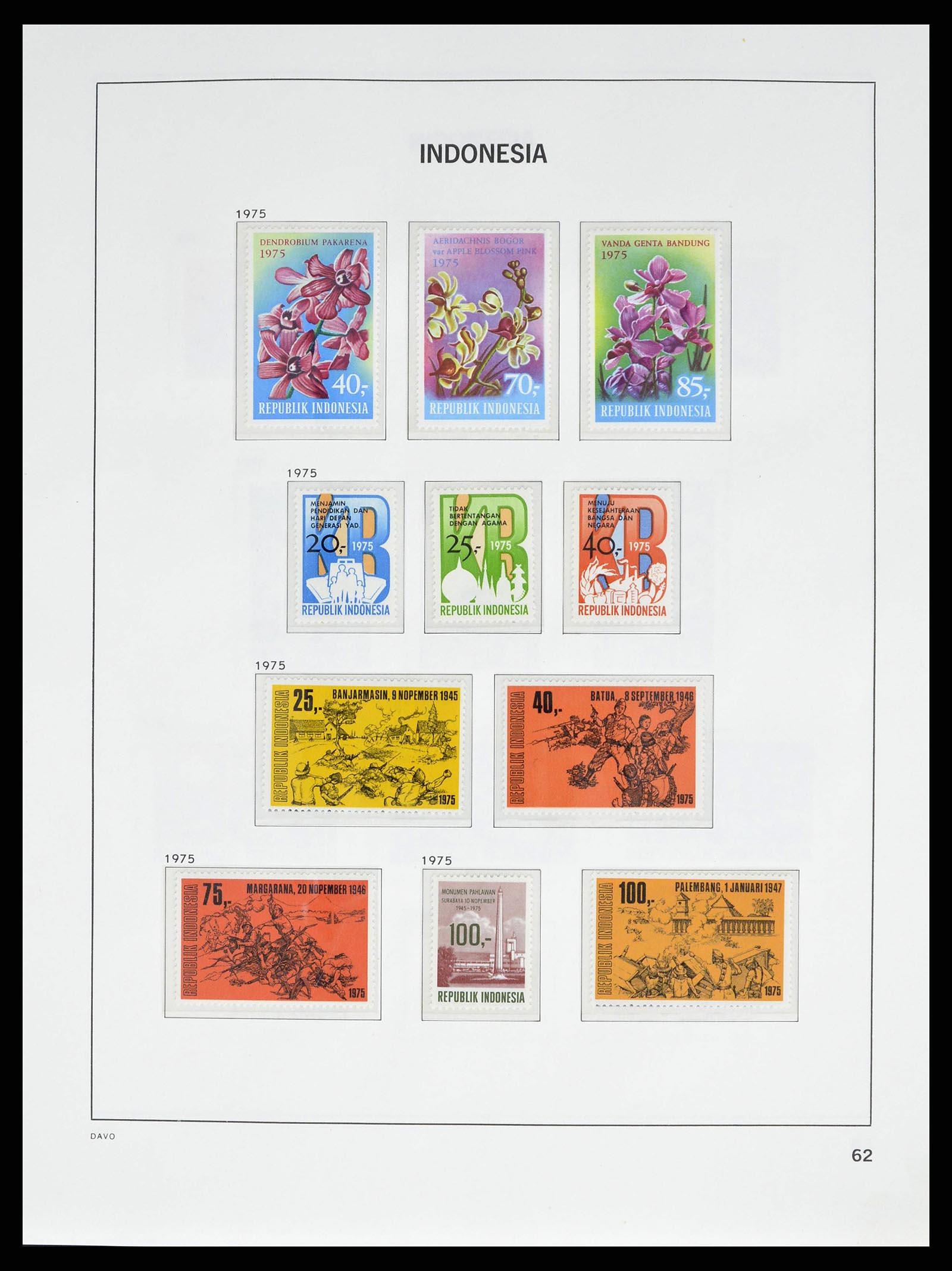 38601 0065 - Stamp collection 38601 Indonesia 1949-2007.