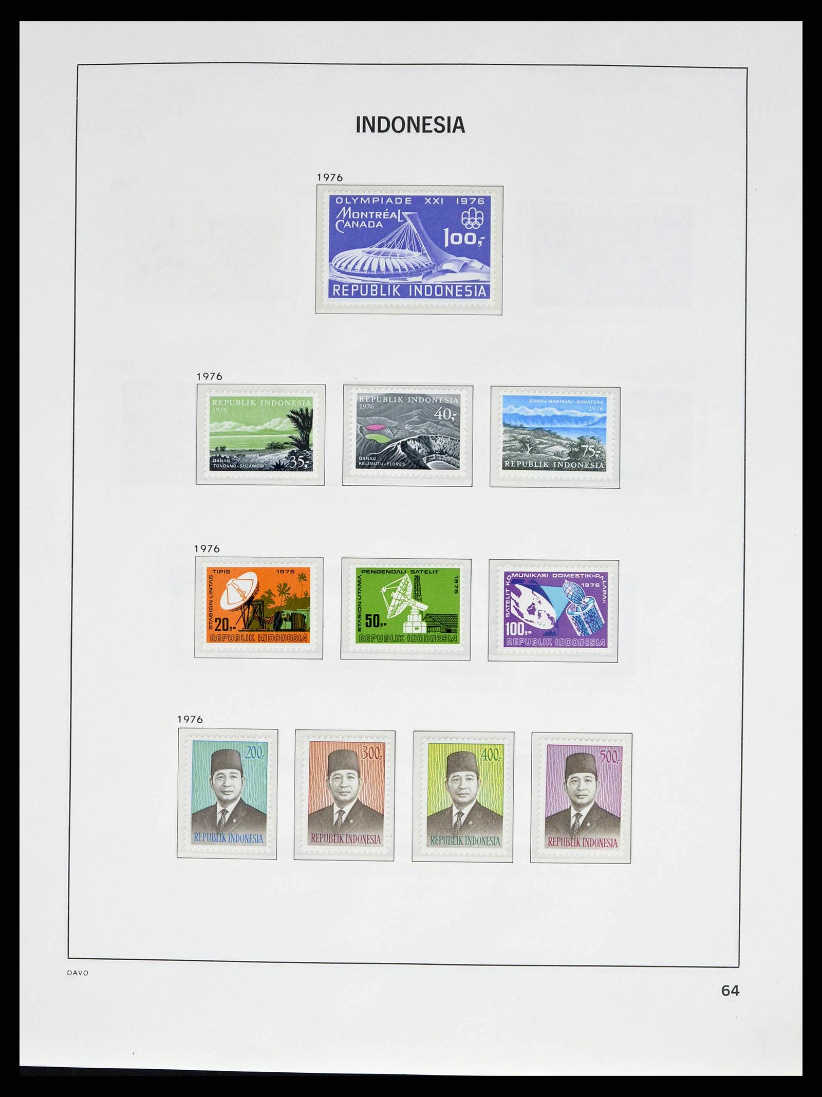 38601 0067 - Stamp collection 38601 Indonesia 1949-2007.