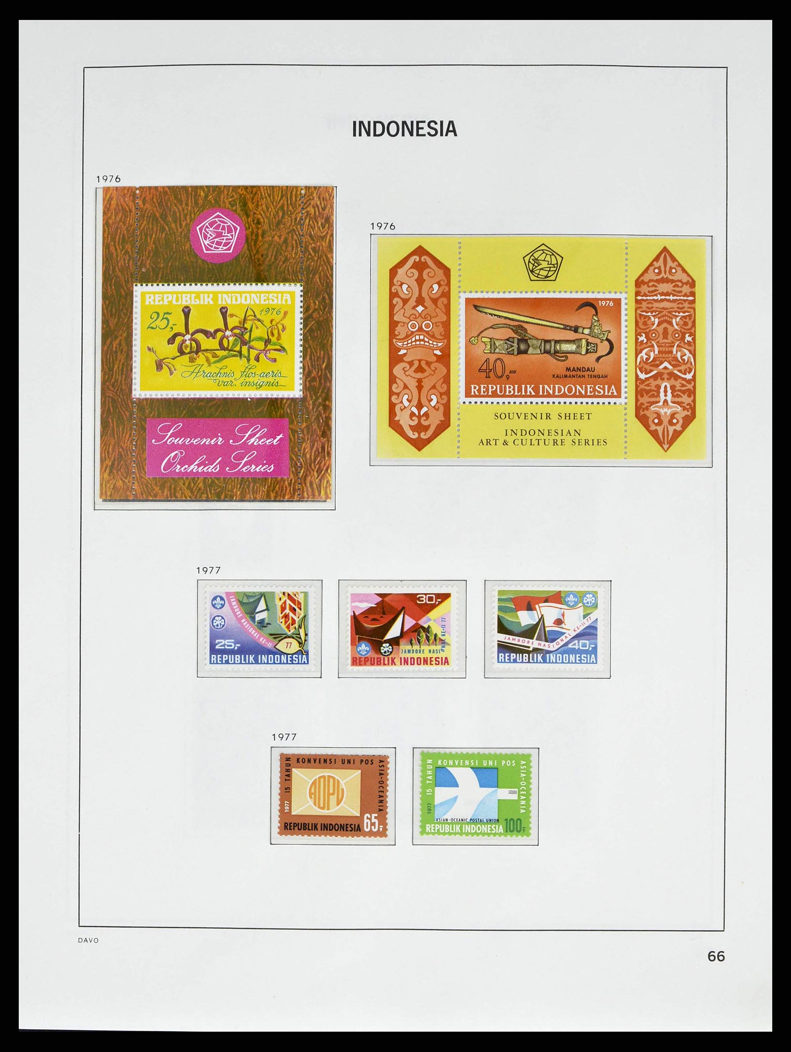 38601 0069 - Stamp collection 38601 Indonesia 1949-2007.