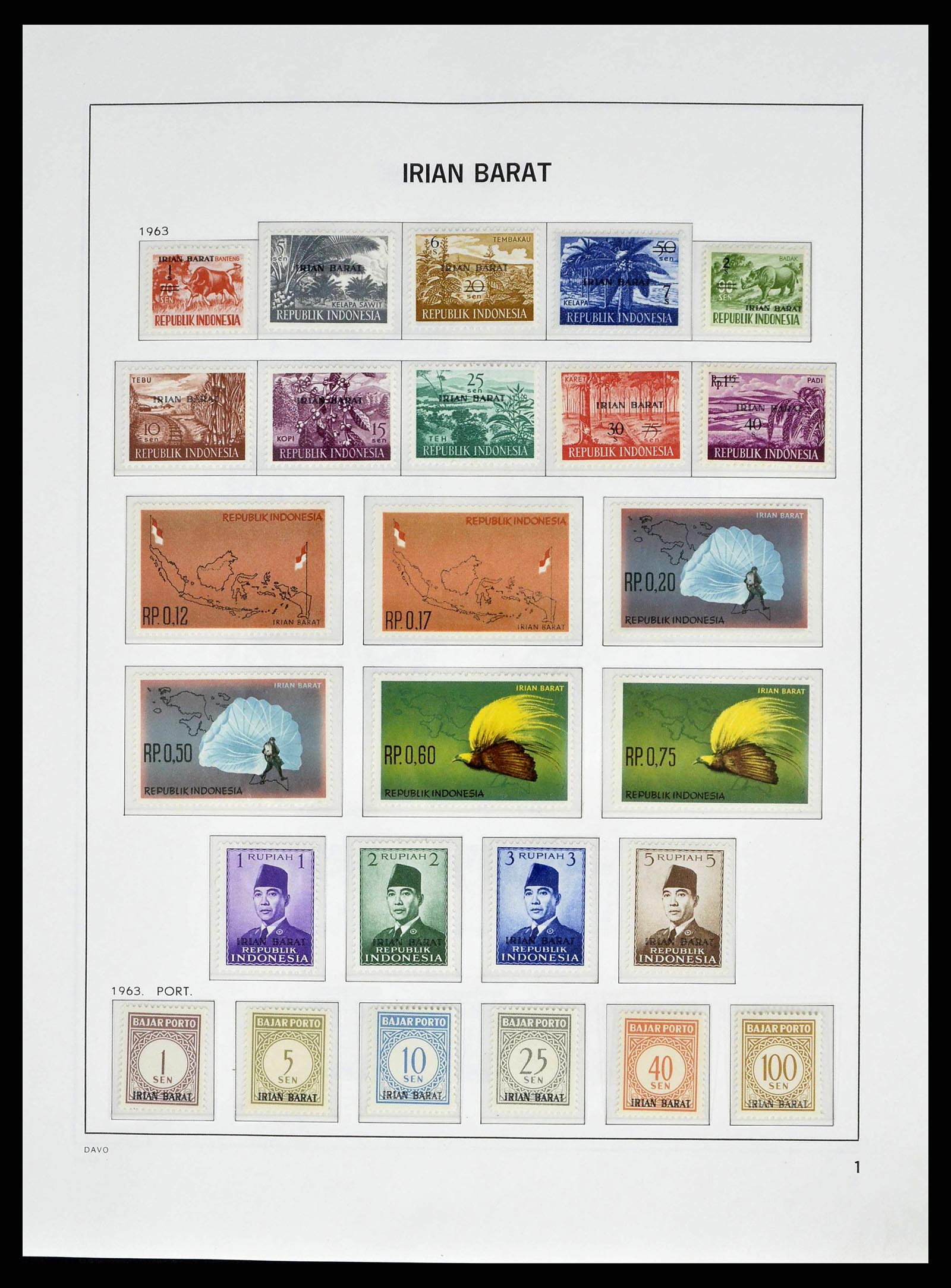 38601 0076 - Stamp collection 38601 Indonesia 1949-2007.