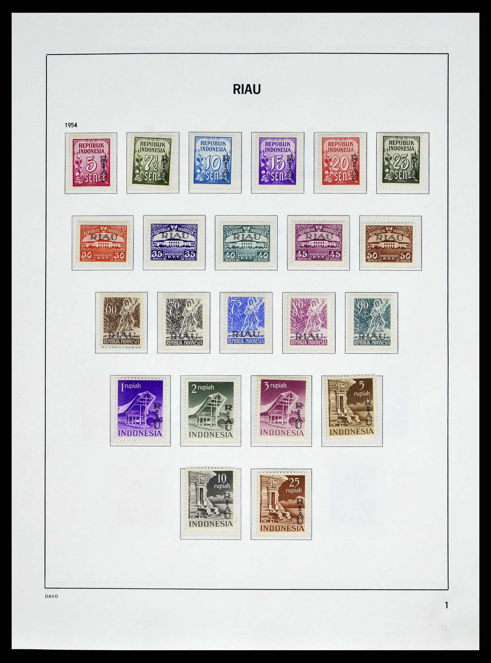 38601 0079 - Stamp collection 38601 Indonesia 1949-2007.