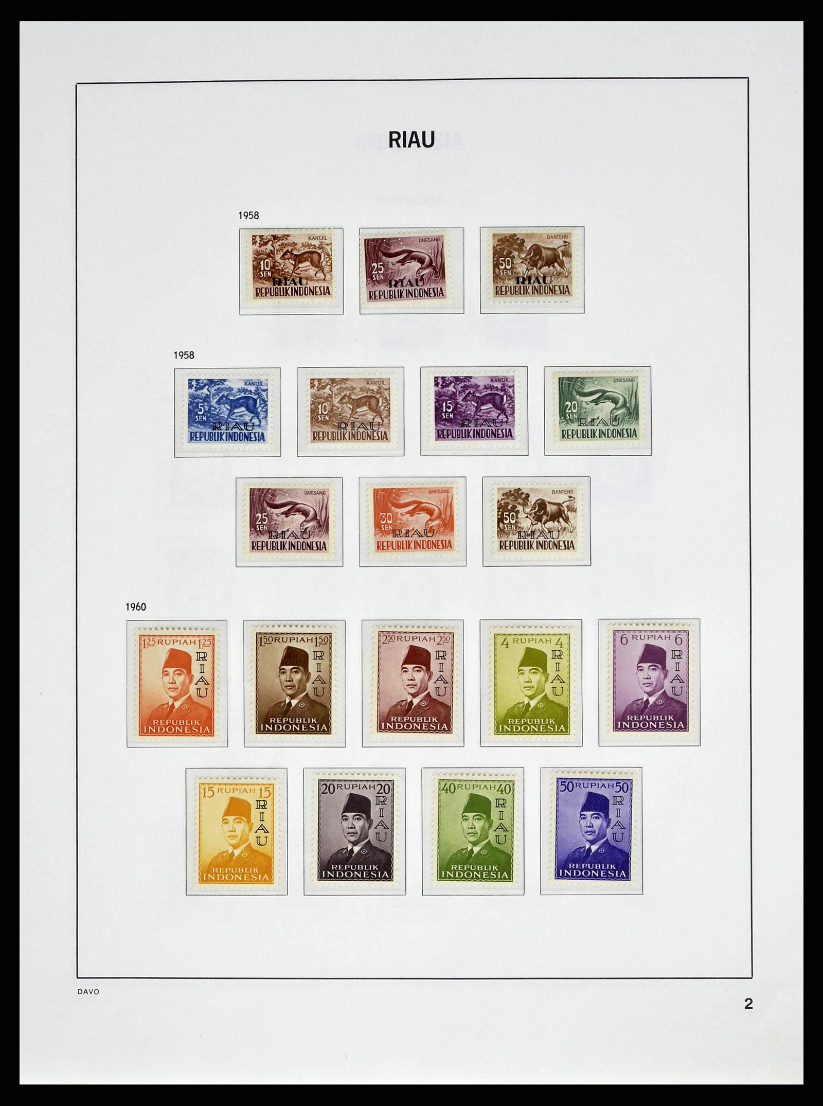 38601 0080 - Stamp collection 38601 Indonesia 1949-2007.