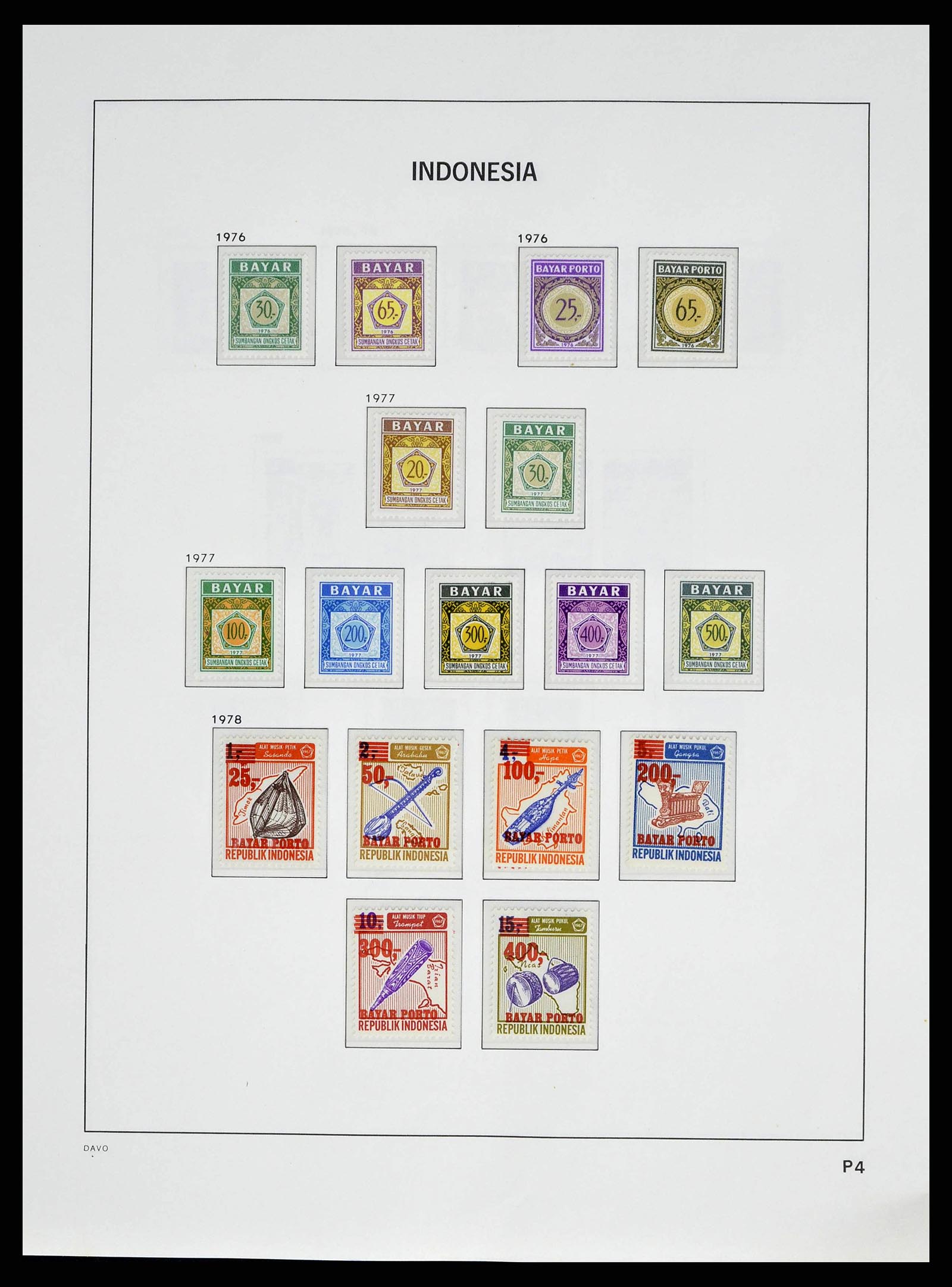 38601 0084 - Stamp collection 38601 Indonesia 1949-2007.