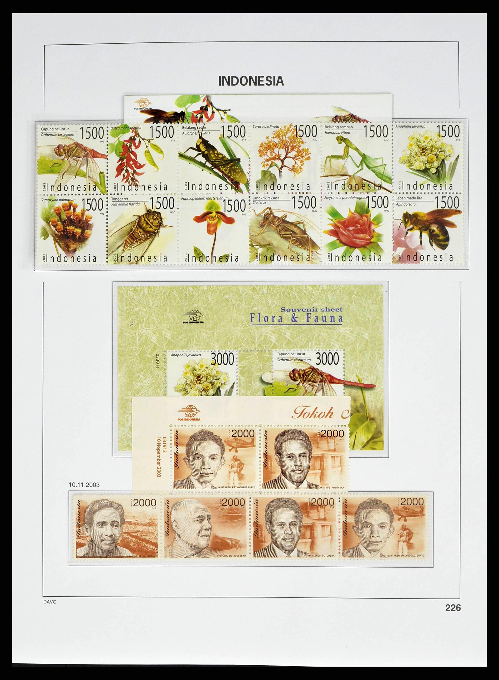 38601 0261 - Stamp collection 38601 Indonesia 1949-2007.