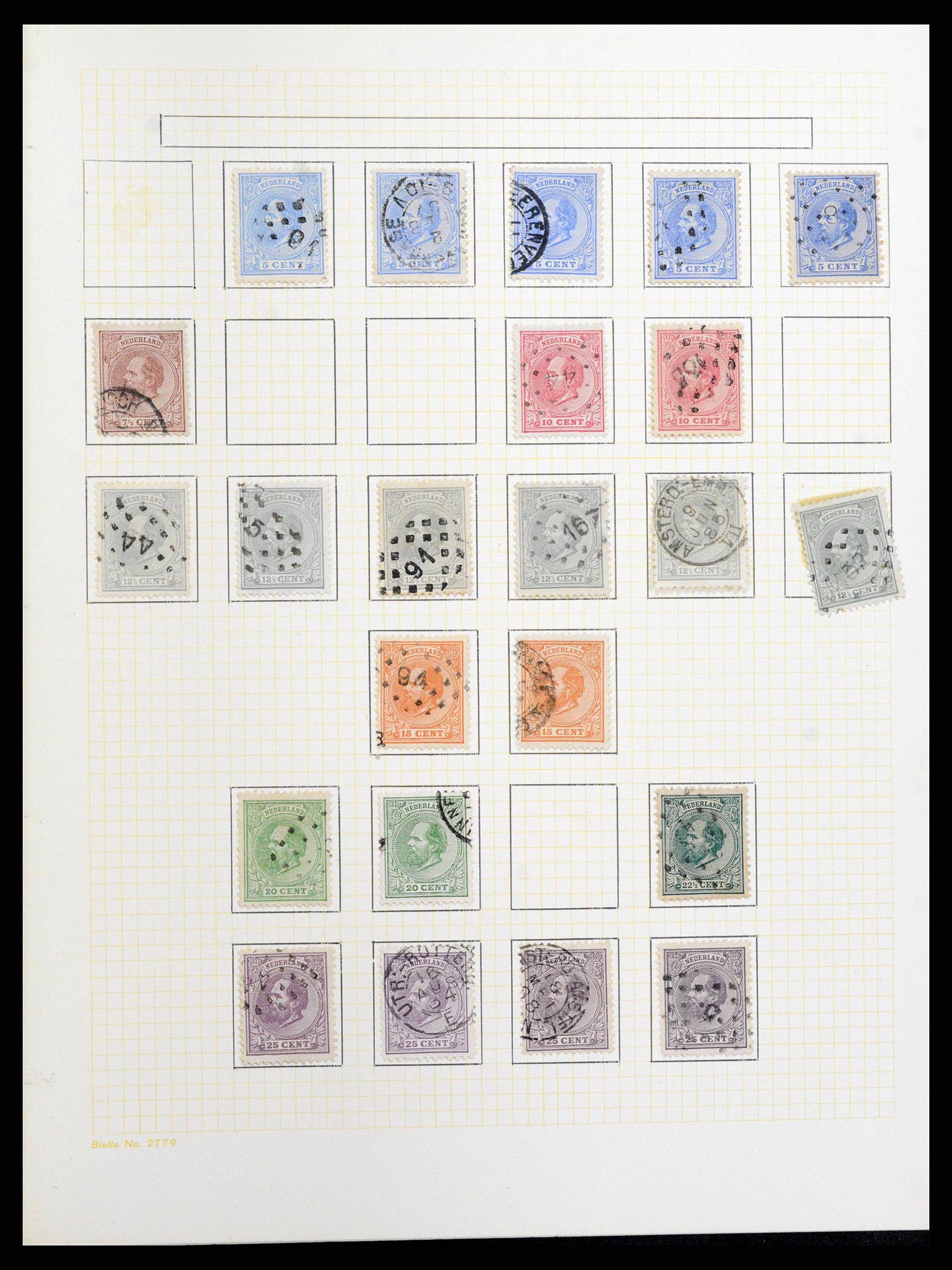 38602 0005 - Postzegelverzameling 38602 Nederland en overzeese gebiedsdelen 1852-1