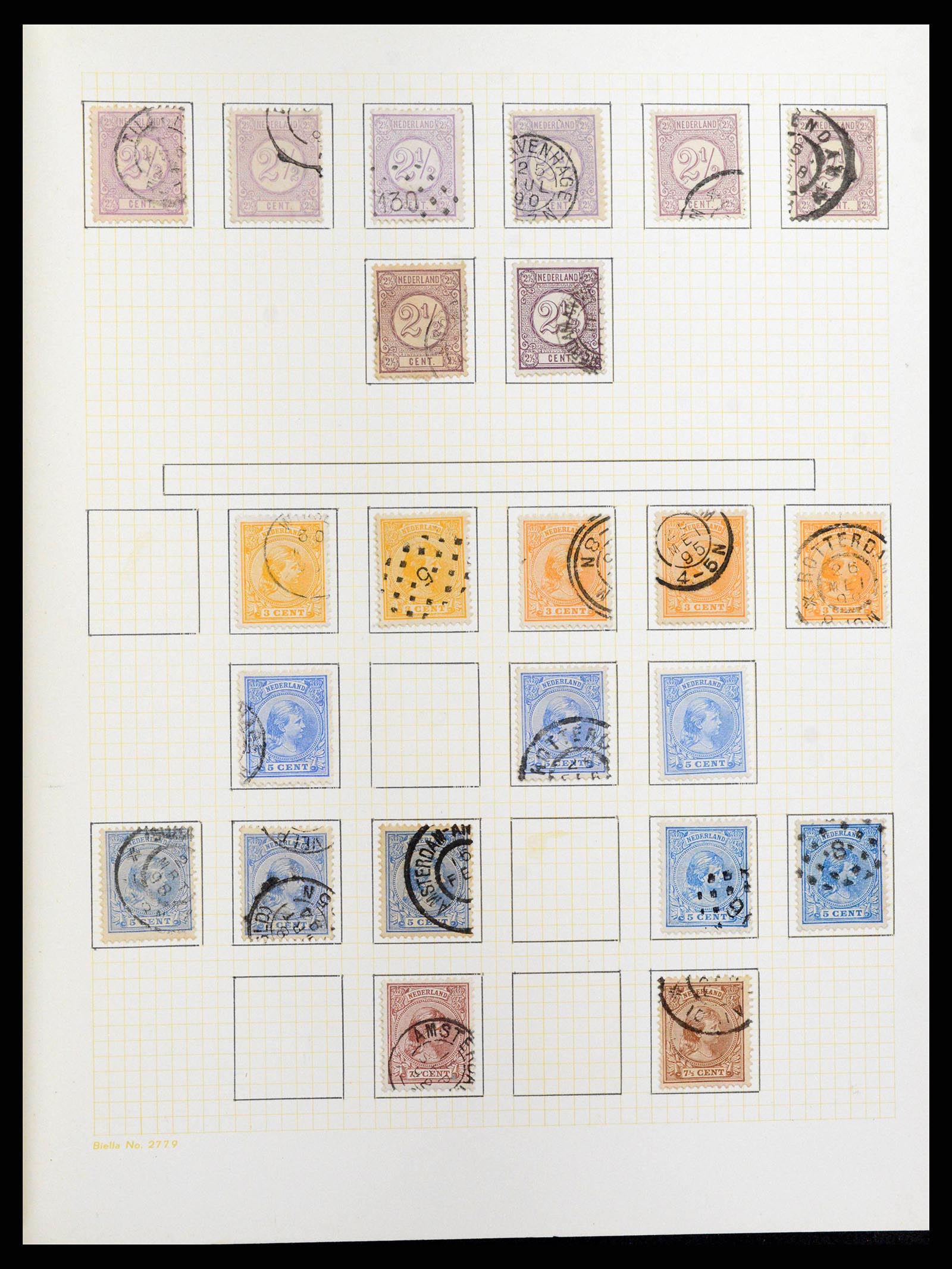 38602 0007 - Postzegelverzameling 38602 Nederland en overzeese gebiedsdelen 1852-1