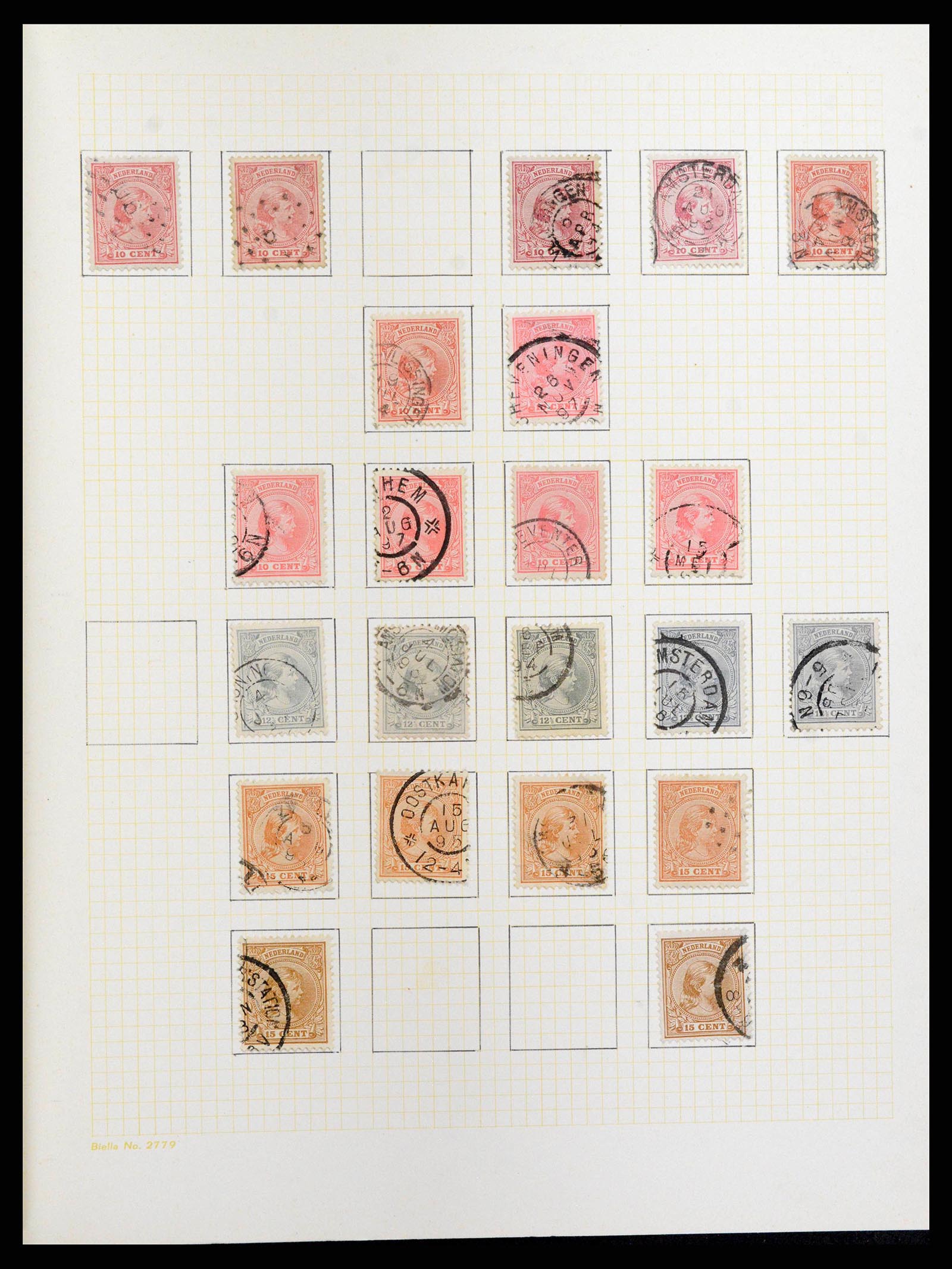 38602 0008 - Postzegelverzameling 38602 Nederland en overzeese gebiedsdelen 1852-1