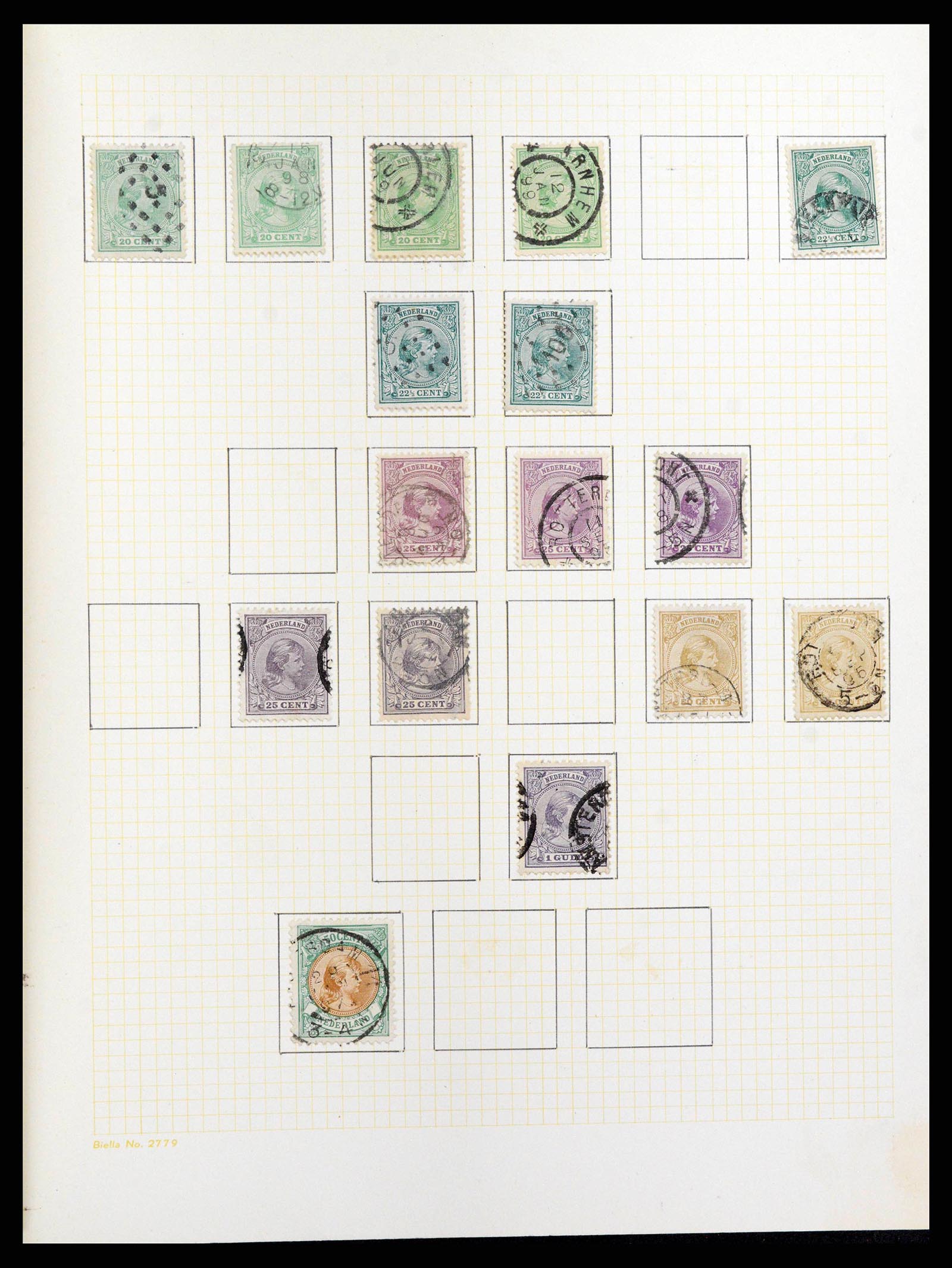38602 0009 - Postzegelverzameling 38602 Nederland en overzeese gebiedsdelen 1852-1