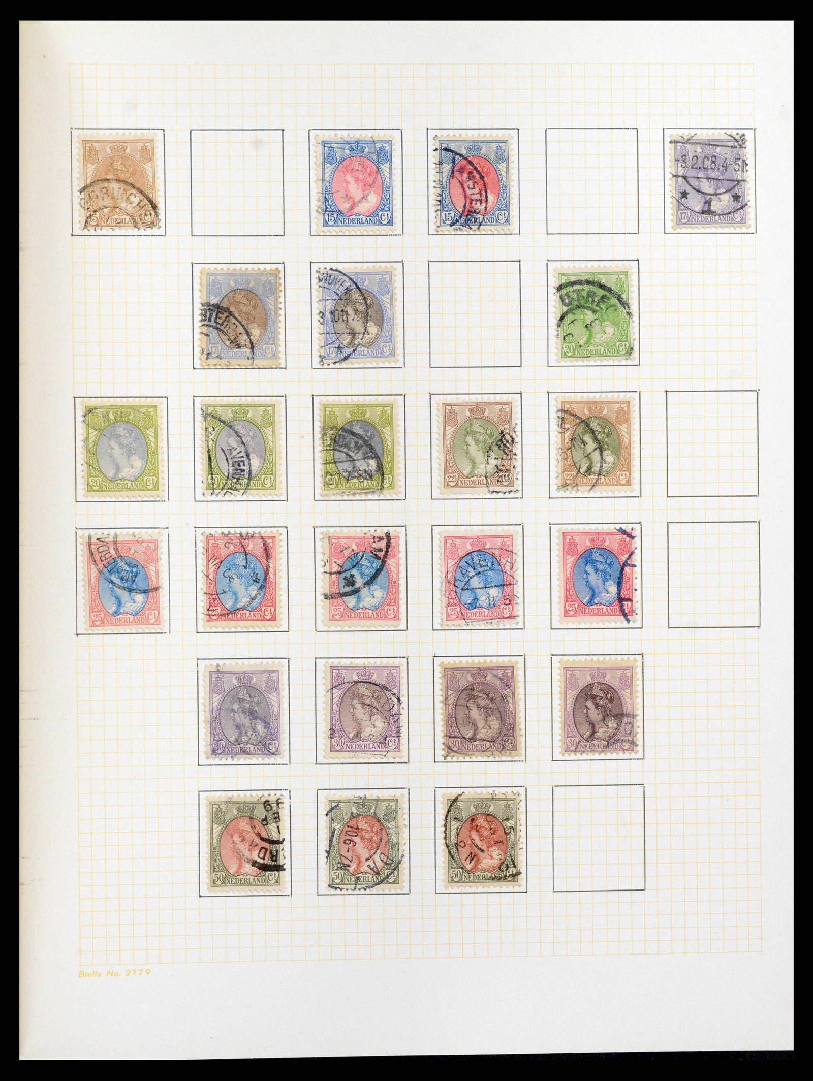 38602 0012 - Postzegelverzameling 38602 Nederland en overzeese gebiedsdelen 1852-1