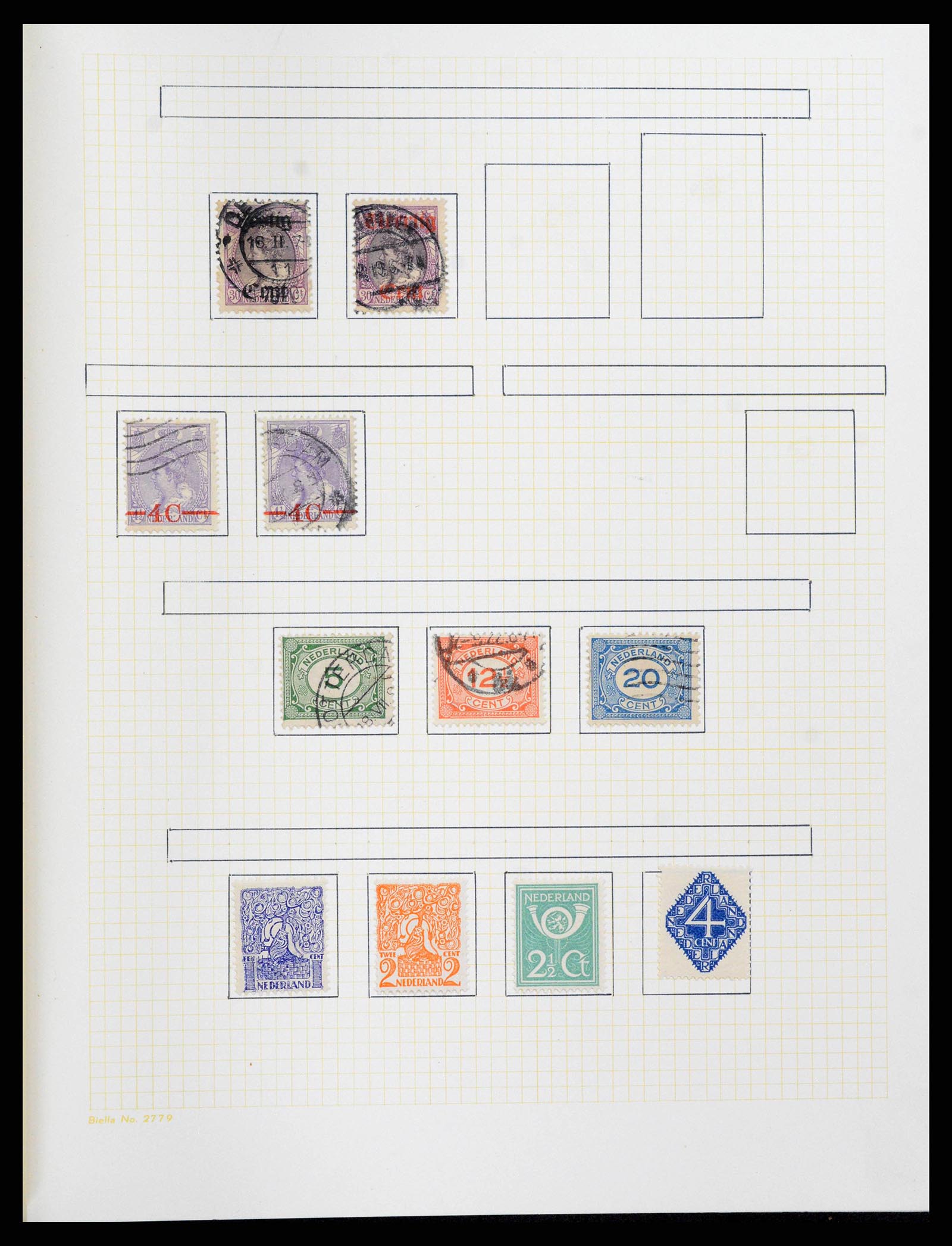 38602 0015 - Postzegelverzameling 38602 Nederland en overzeese gebiedsdelen 1852-1