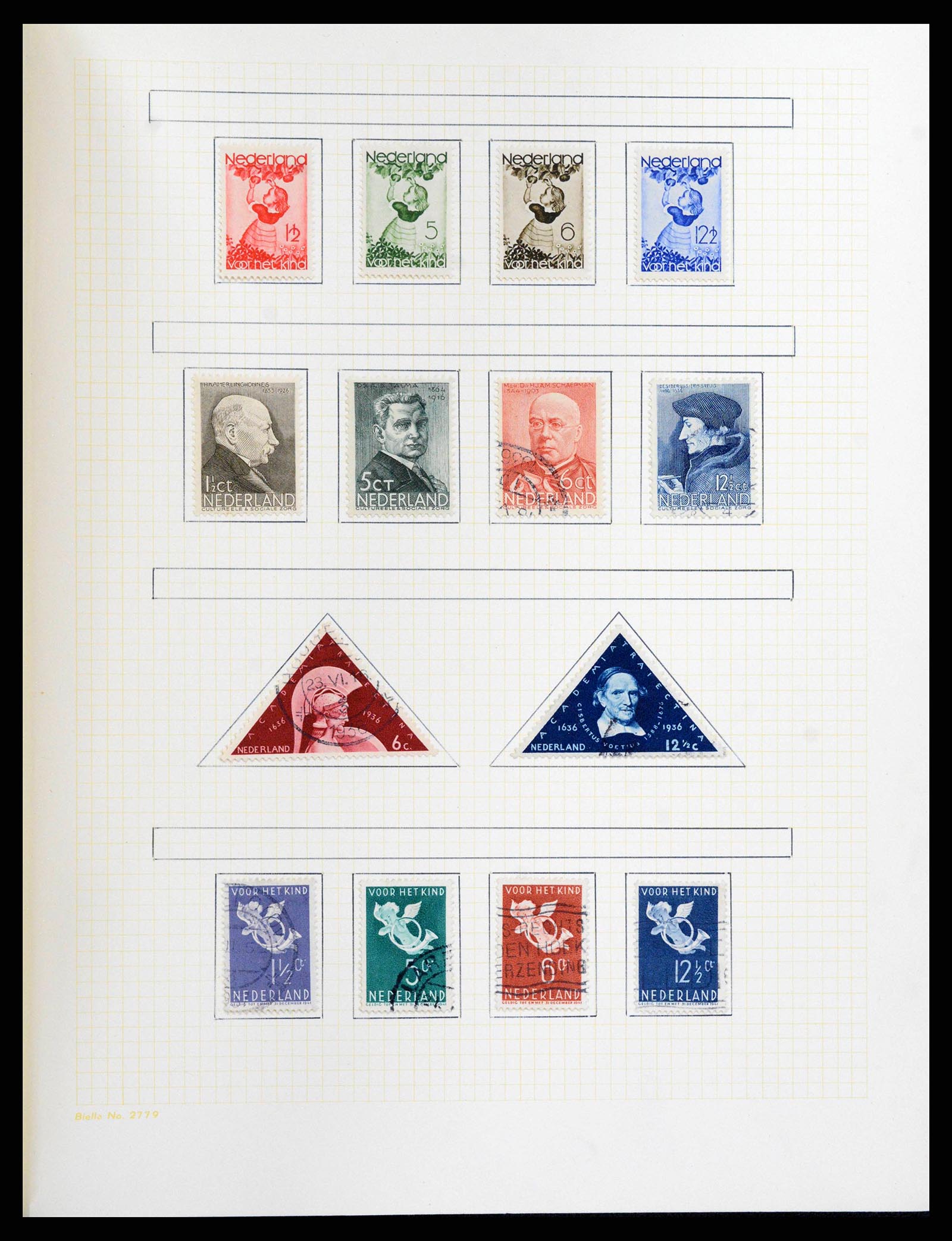 38602 0027 - Postzegelverzameling 38602 Nederland en overzeese gebiedsdelen 1852-1
