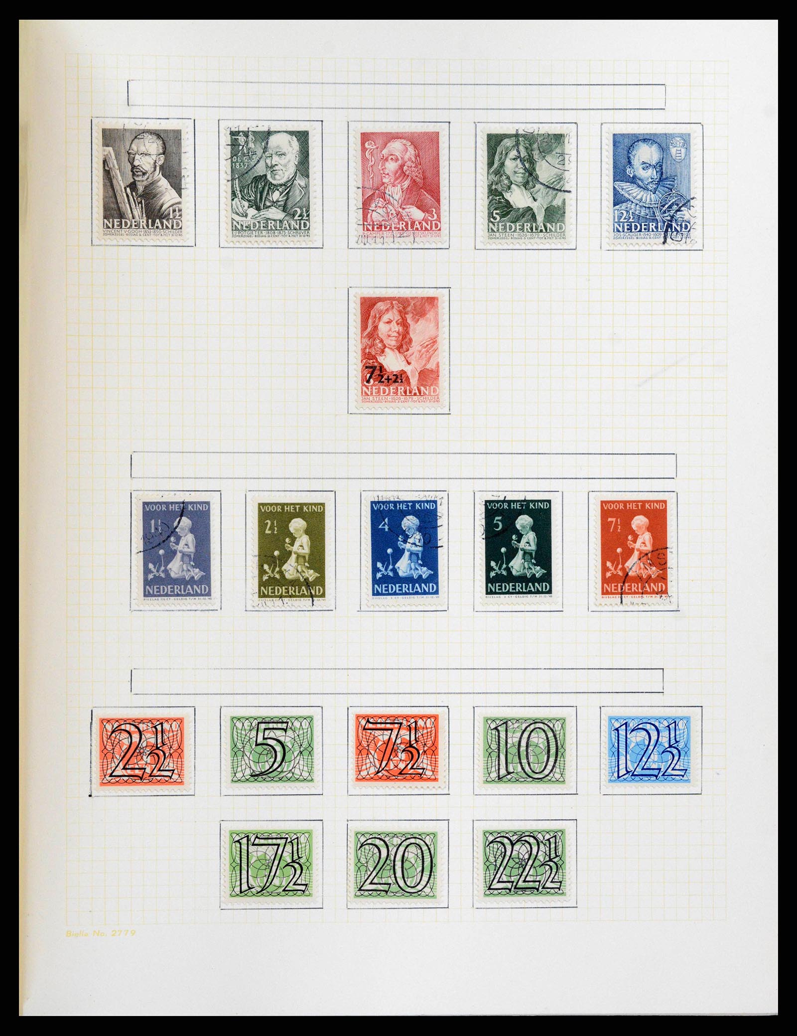 38602 0031 - Postzegelverzameling 38602 Nederland en overzeese gebiedsdelen 1852-1