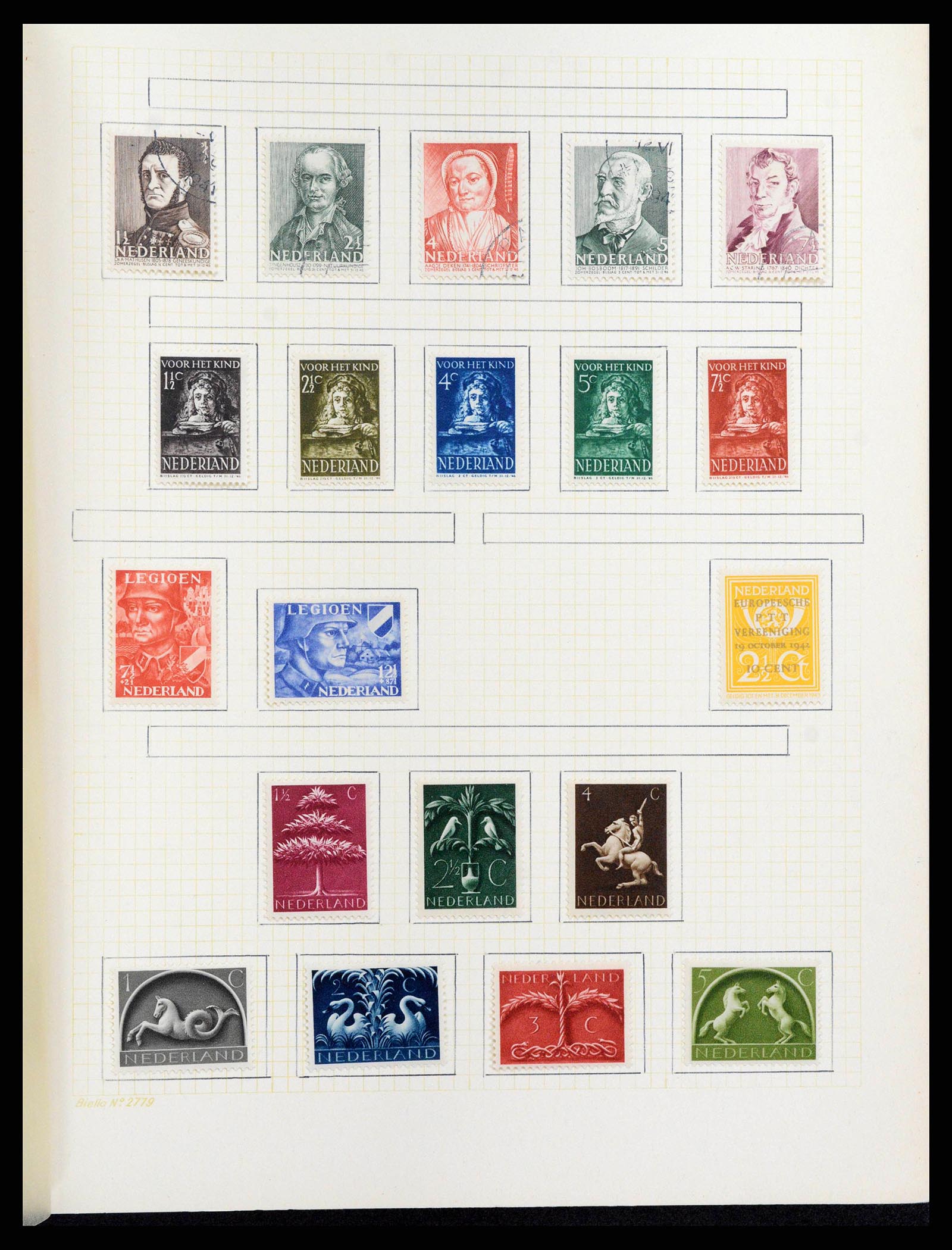 38602 0033 - Postzegelverzameling 38602 Nederland en overzeese gebiedsdelen 1852-1