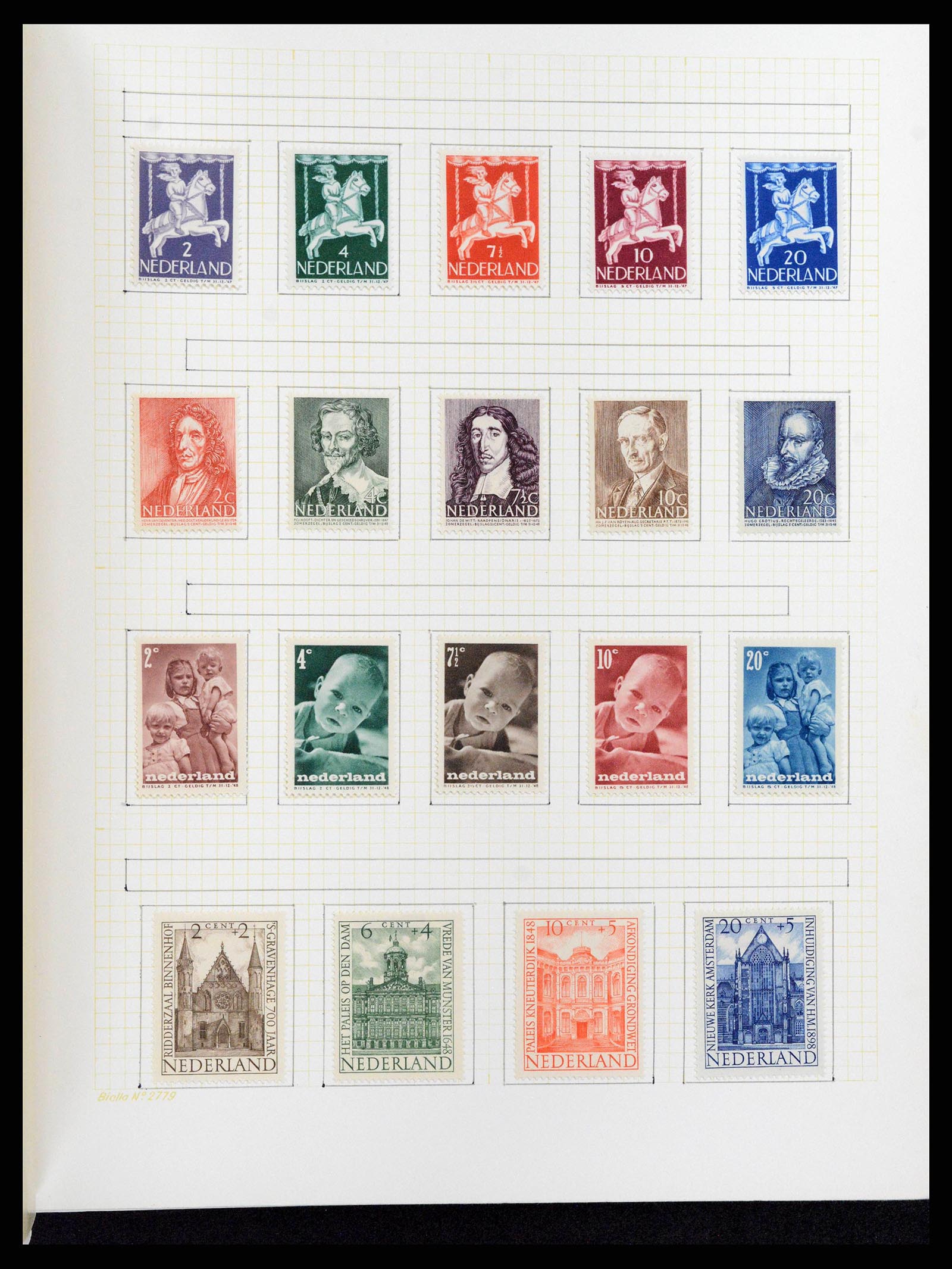 38602 0038 - Postzegelverzameling 38602 Nederland en overzeese gebiedsdelen 1852-1