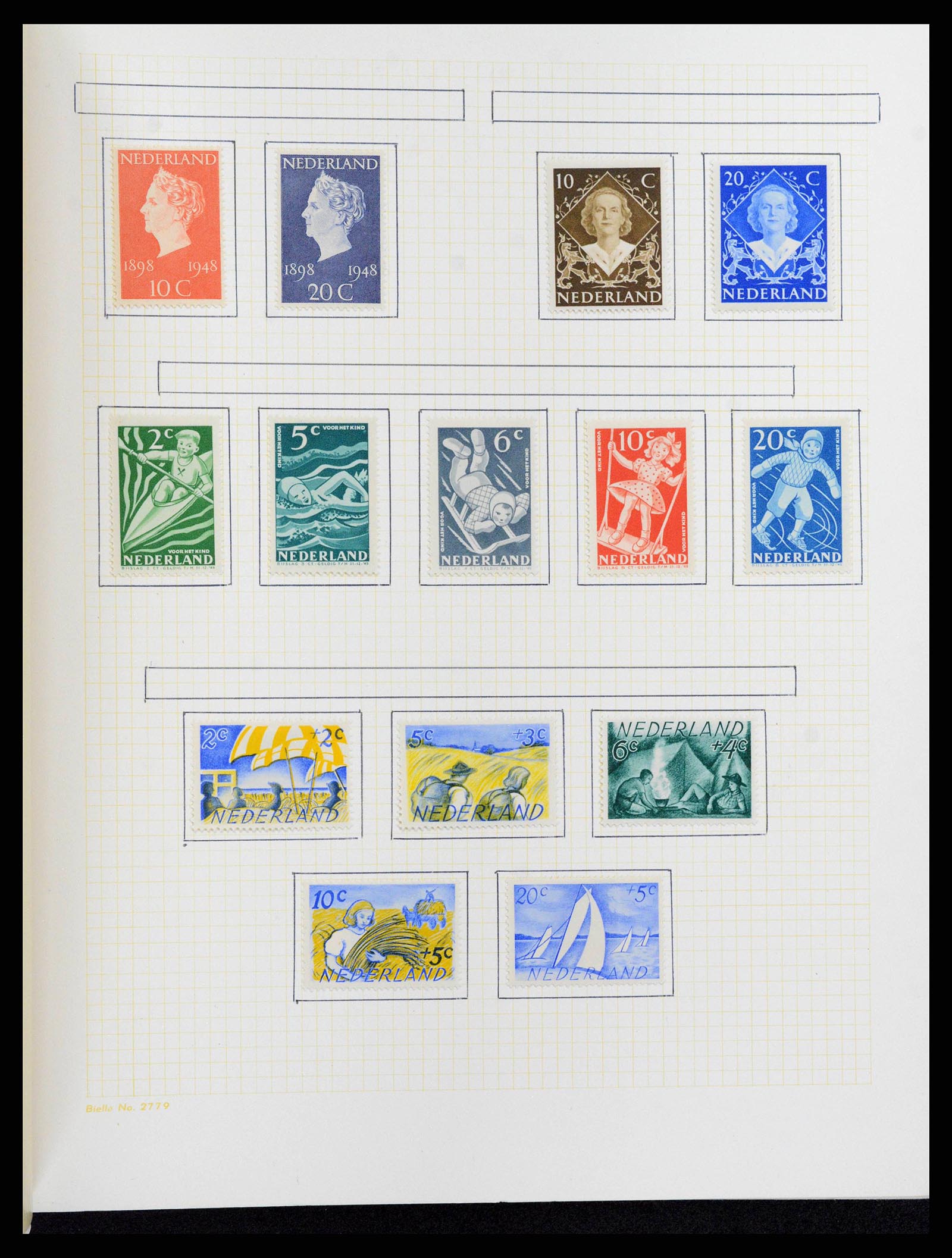 38602 0039 - Postzegelverzameling 38602 Nederland en overzeese gebiedsdelen 1852-1