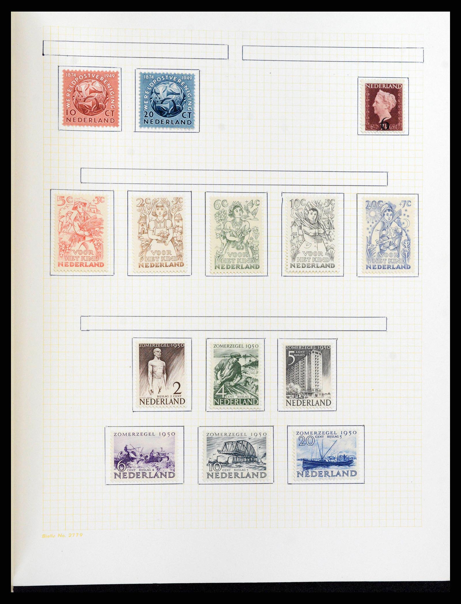 38602 0041 - Postzegelverzameling 38602 Nederland en overzeese gebiedsdelen 1852-1