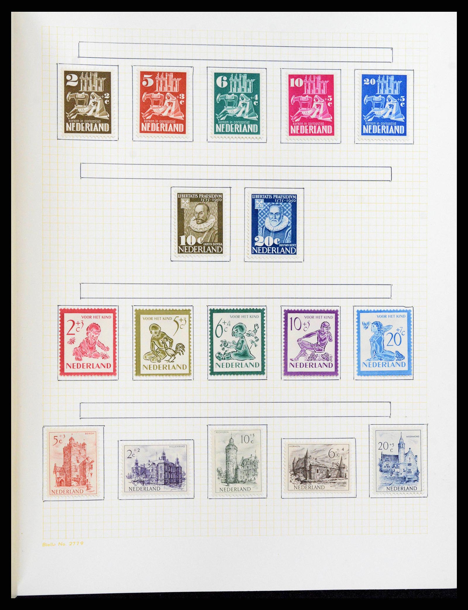 38602 0042 - Postzegelverzameling 38602 Nederland en overzeese gebiedsdelen 1852-1