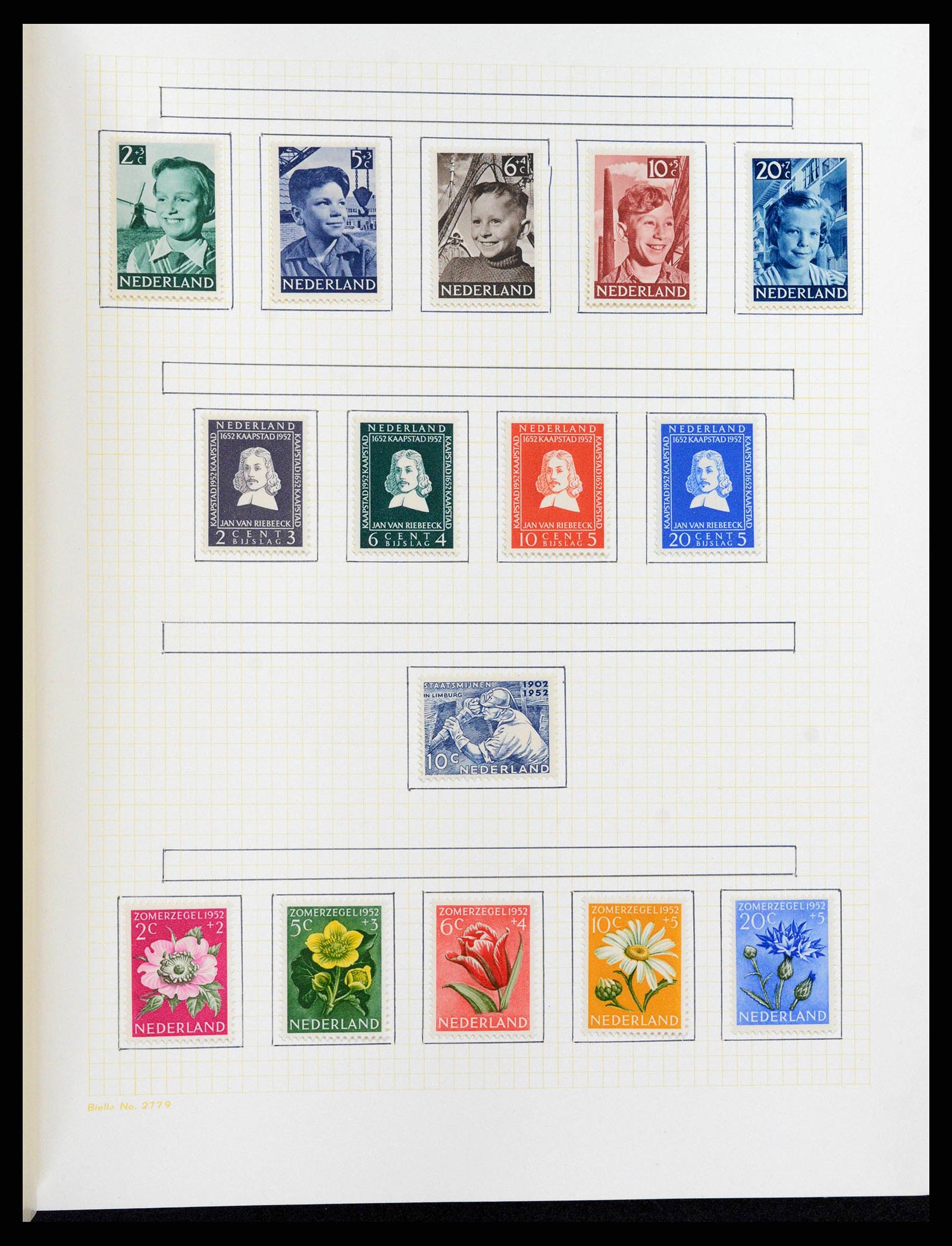 38602 0043 - Postzegelverzameling 38602 Nederland en overzeese gebiedsdelen 1852-1