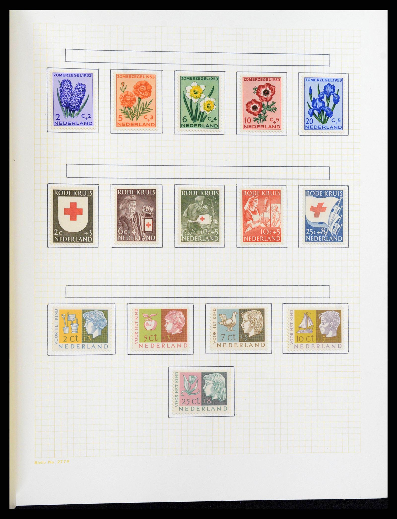 38602 0046 - Postzegelverzameling 38602 Nederland en overzeese gebiedsdelen 1852-1