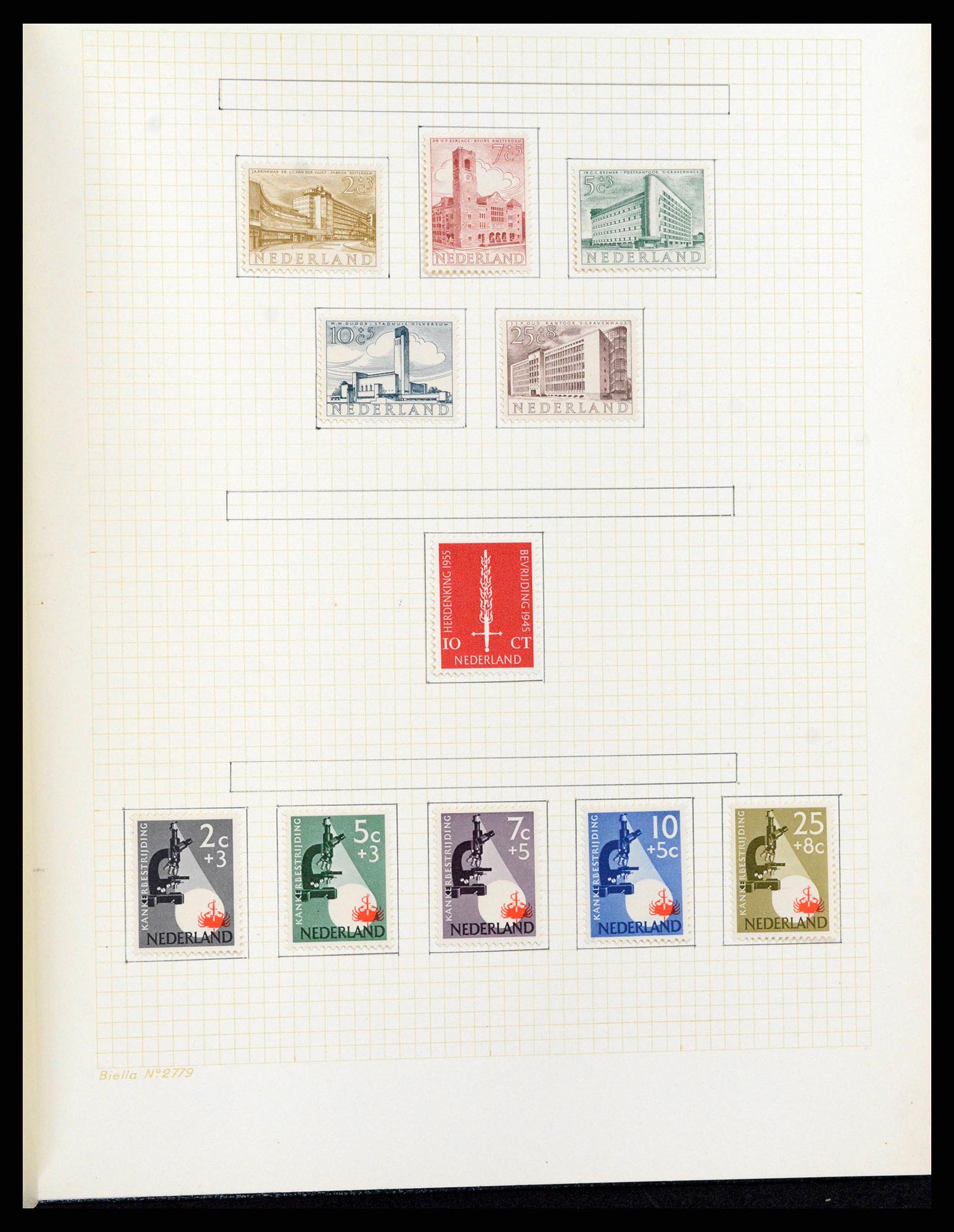 38602 0048 - Postzegelverzameling 38602 Nederland en overzeese gebiedsdelen 1852-1