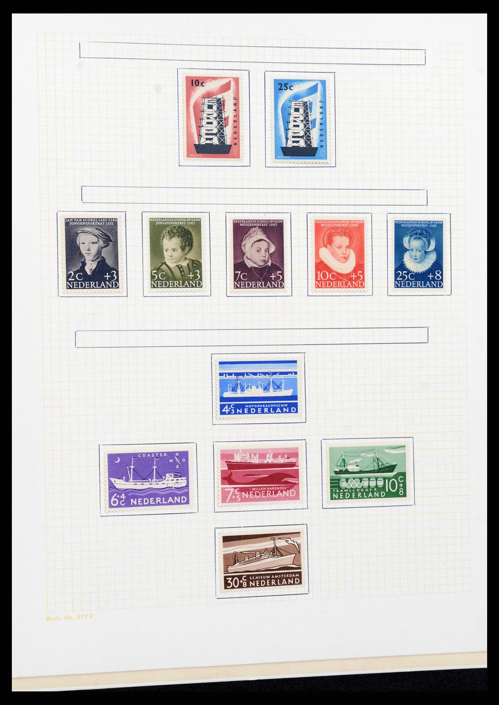 38602 0050 - Postzegelverzameling 38602 Nederland en overzeese gebiedsdelen 1852-1