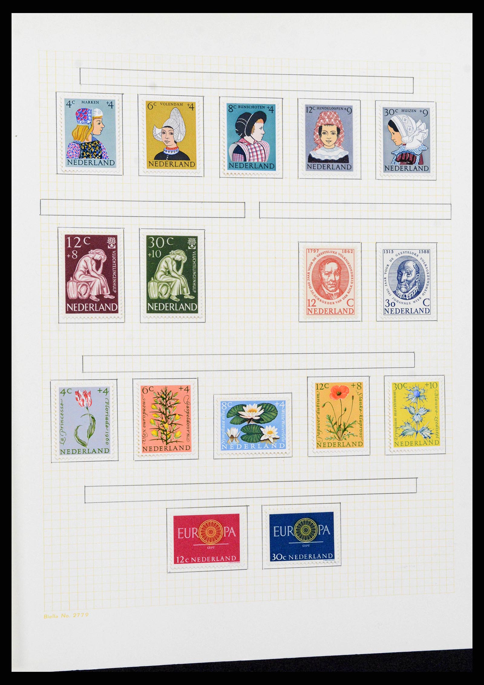 38602 0054 - Postzegelverzameling 38602 Nederland en overzeese gebiedsdelen 1852-1