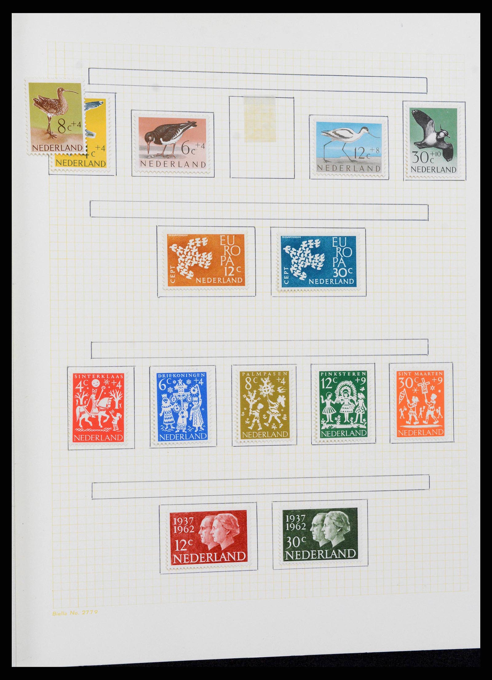 38602 0055 - Postzegelverzameling 38602 Nederland en overzeese gebiedsdelen 1852-1