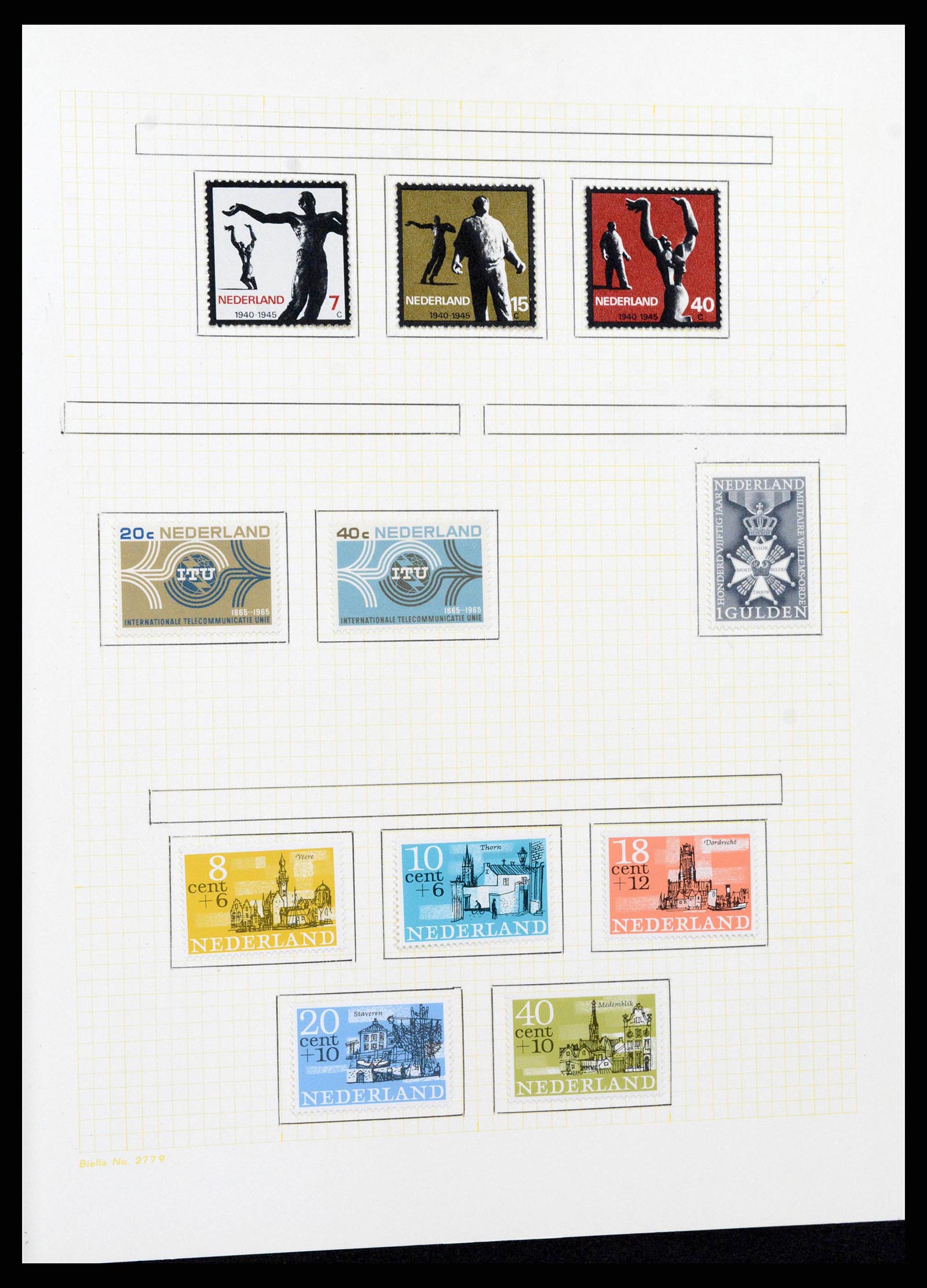 38602 0061 - Stamp collection 38602 Netherlands and territories 1852-1975.