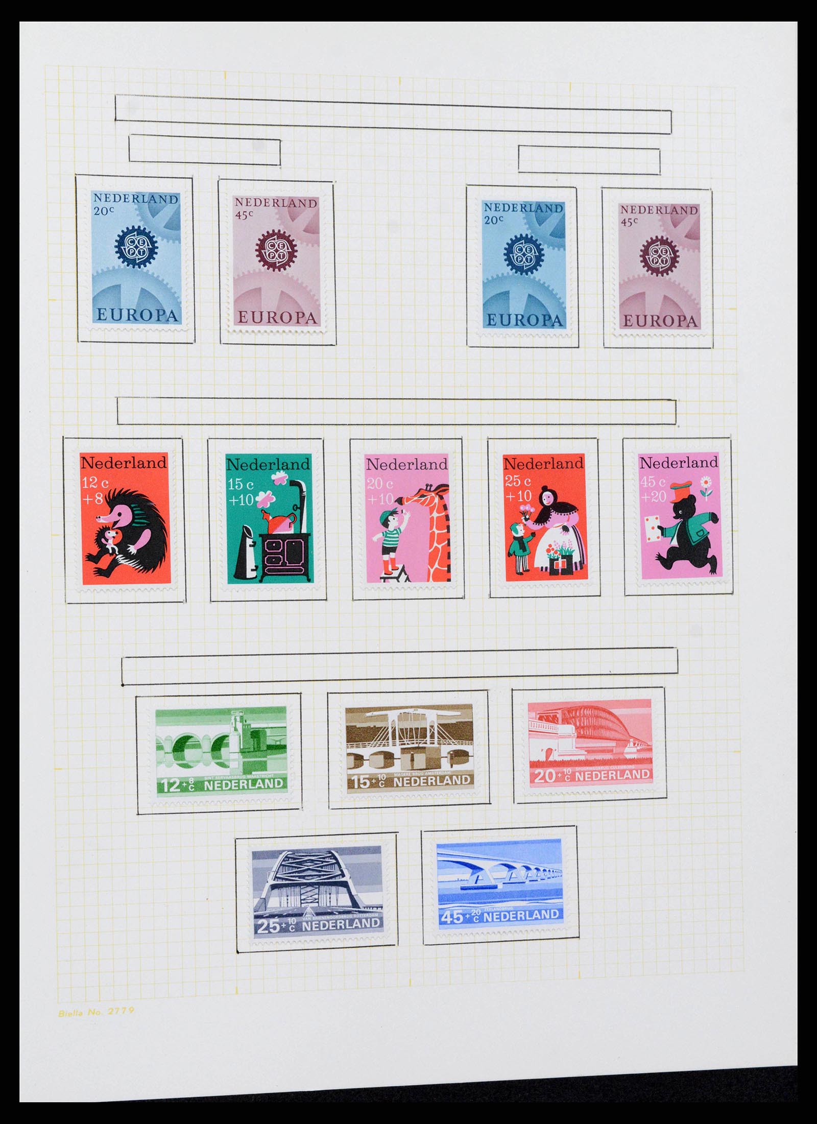 38602 0065 - Stamp collection 38602 Netherlands and territories 1852-1975.