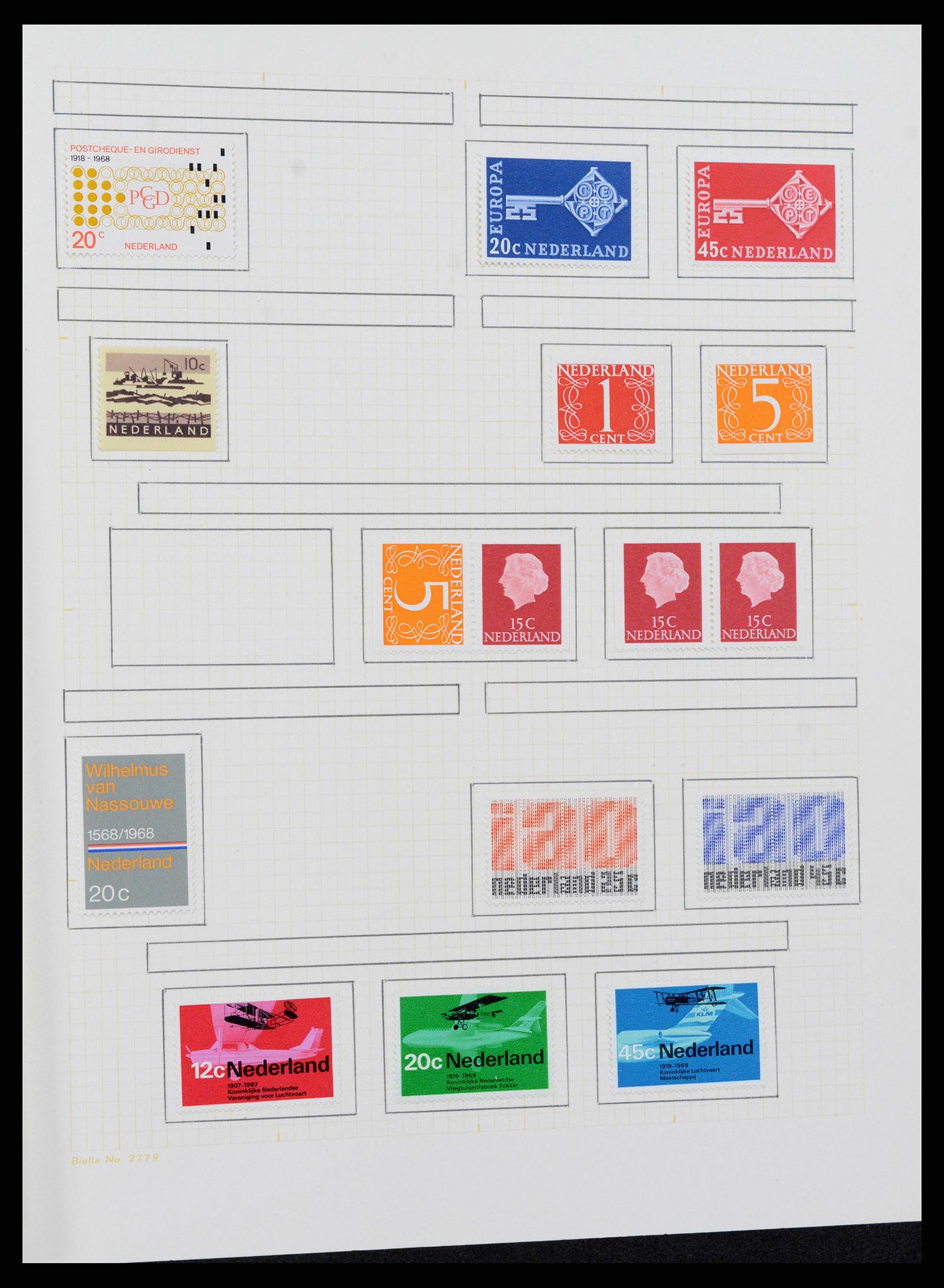 38602 0066 - Stamp collection 38602 Netherlands and territories 1852-1975.