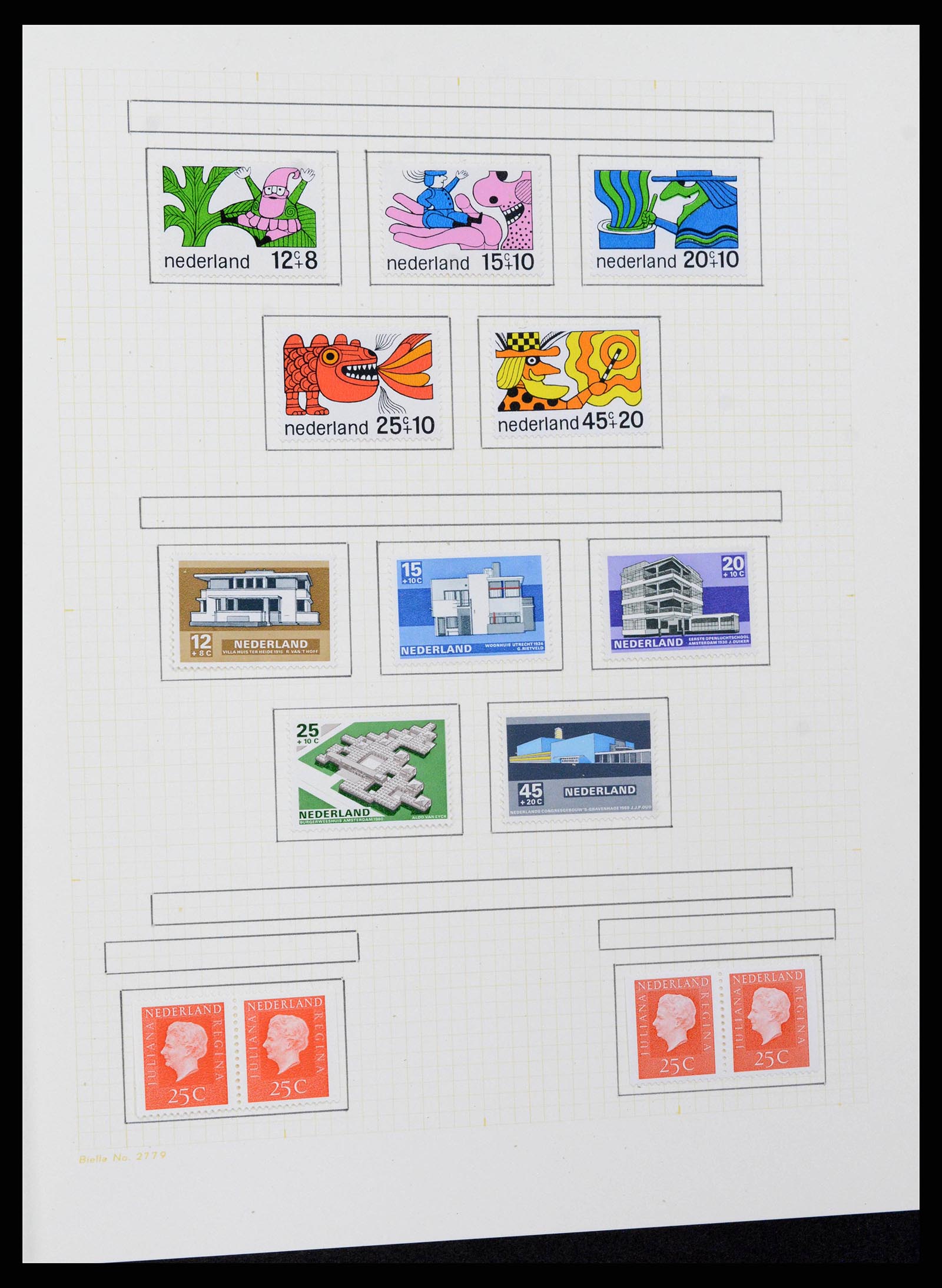 38602 0067 - Stamp collection 38602 Netherlands and territories 1852-1975.