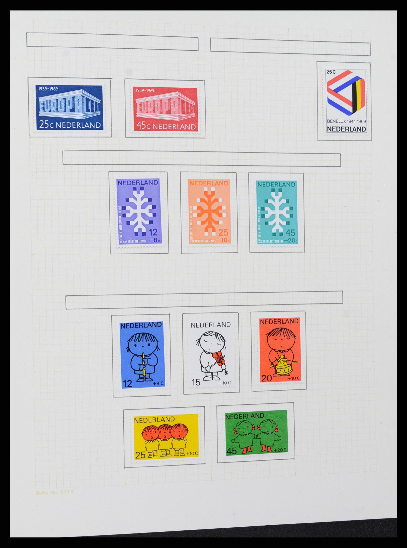 38602 0068 - Stamp collection 38602 Netherlands and territories 1852-1975.