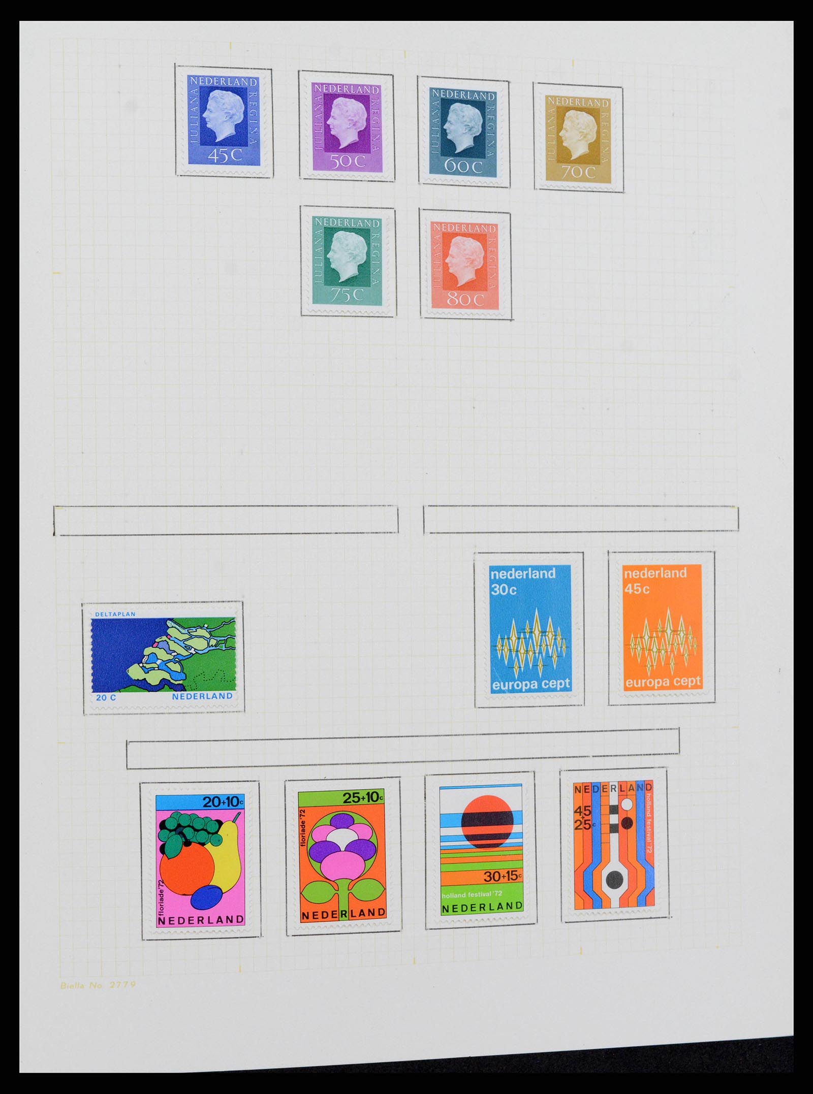 38602 0073 - Stamp collection 38602 Netherlands and territories 1852-1975.
