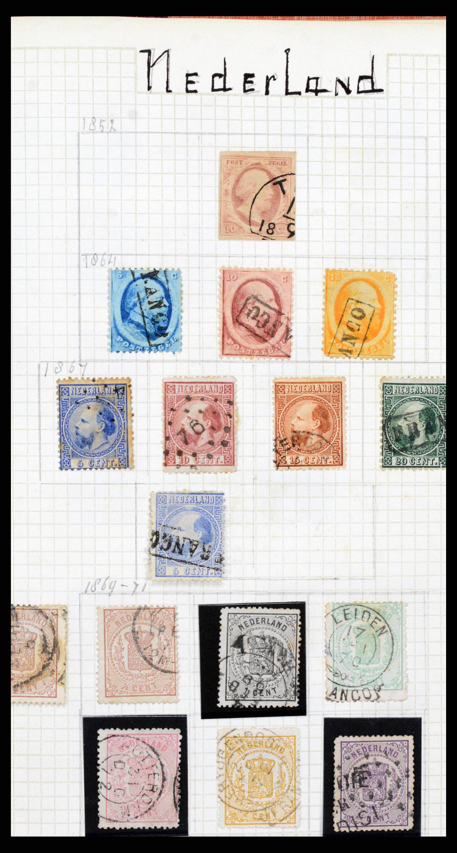 38602 0087 - Stamp collection 38602 Netherlands and territories 1852-1975.