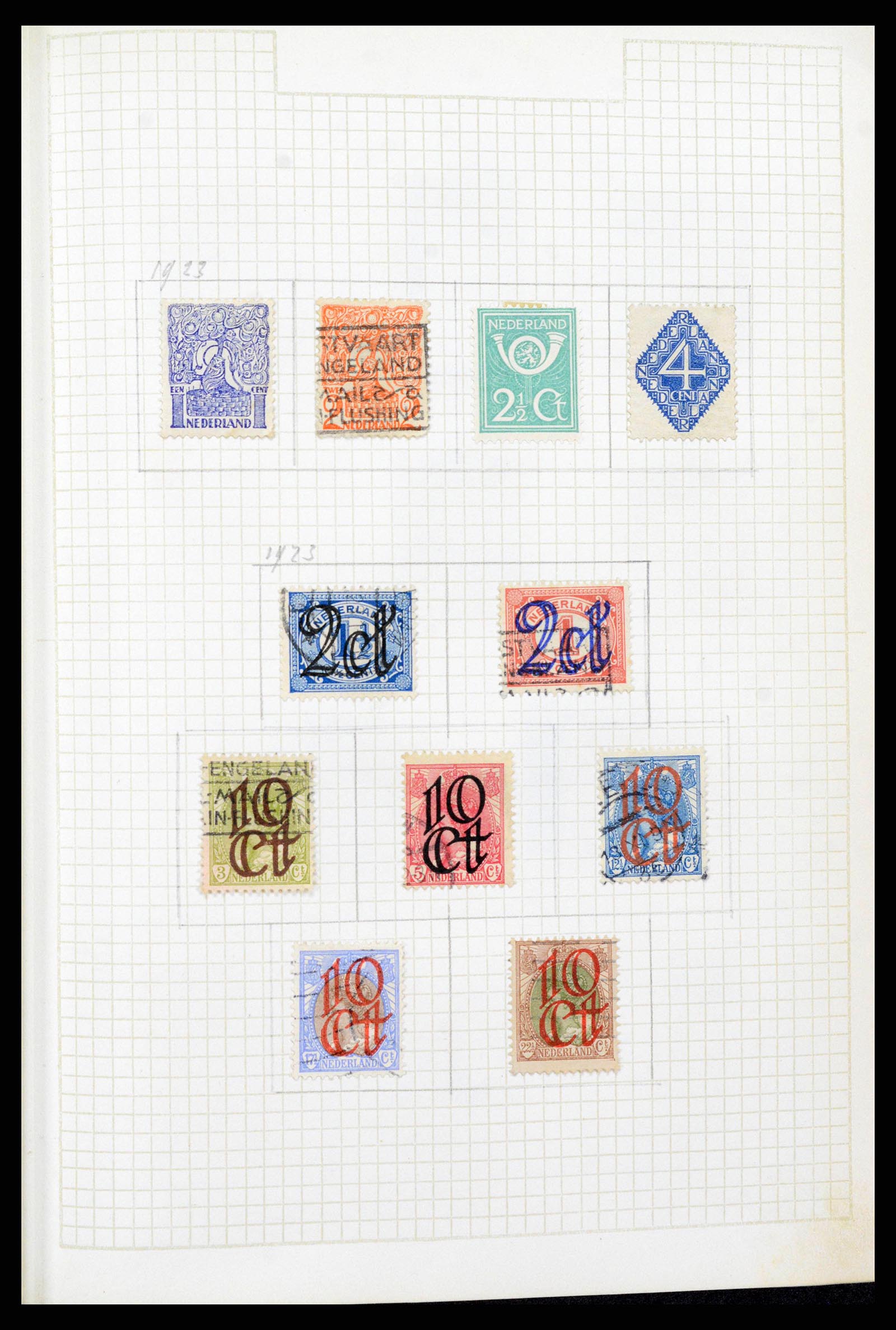 38602 0098 - Stamp collection 38602 Netherlands and territories 1852-1975.
