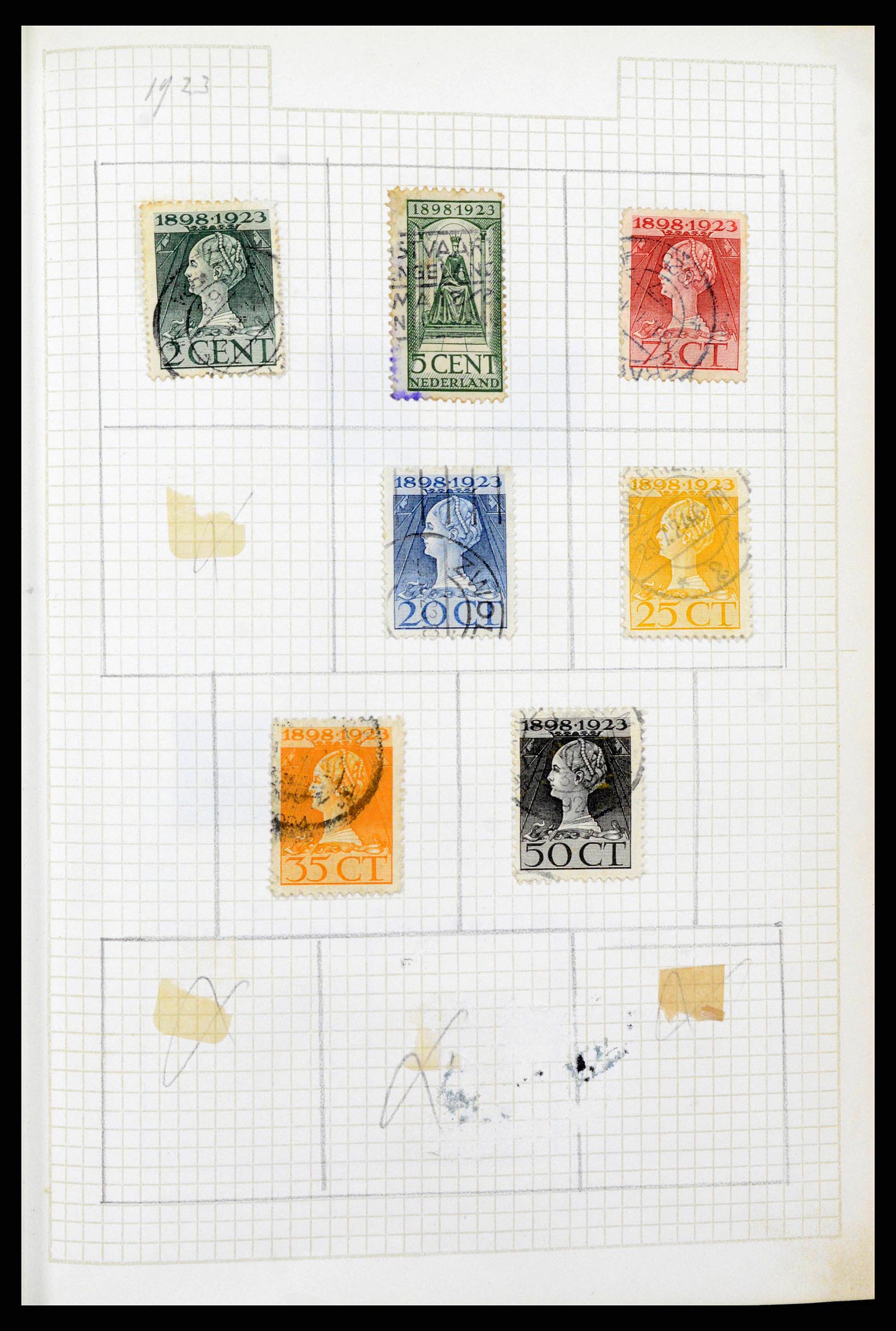 38602 0100 - Stamp collection 38602 Netherlands and territories 1852-1975.