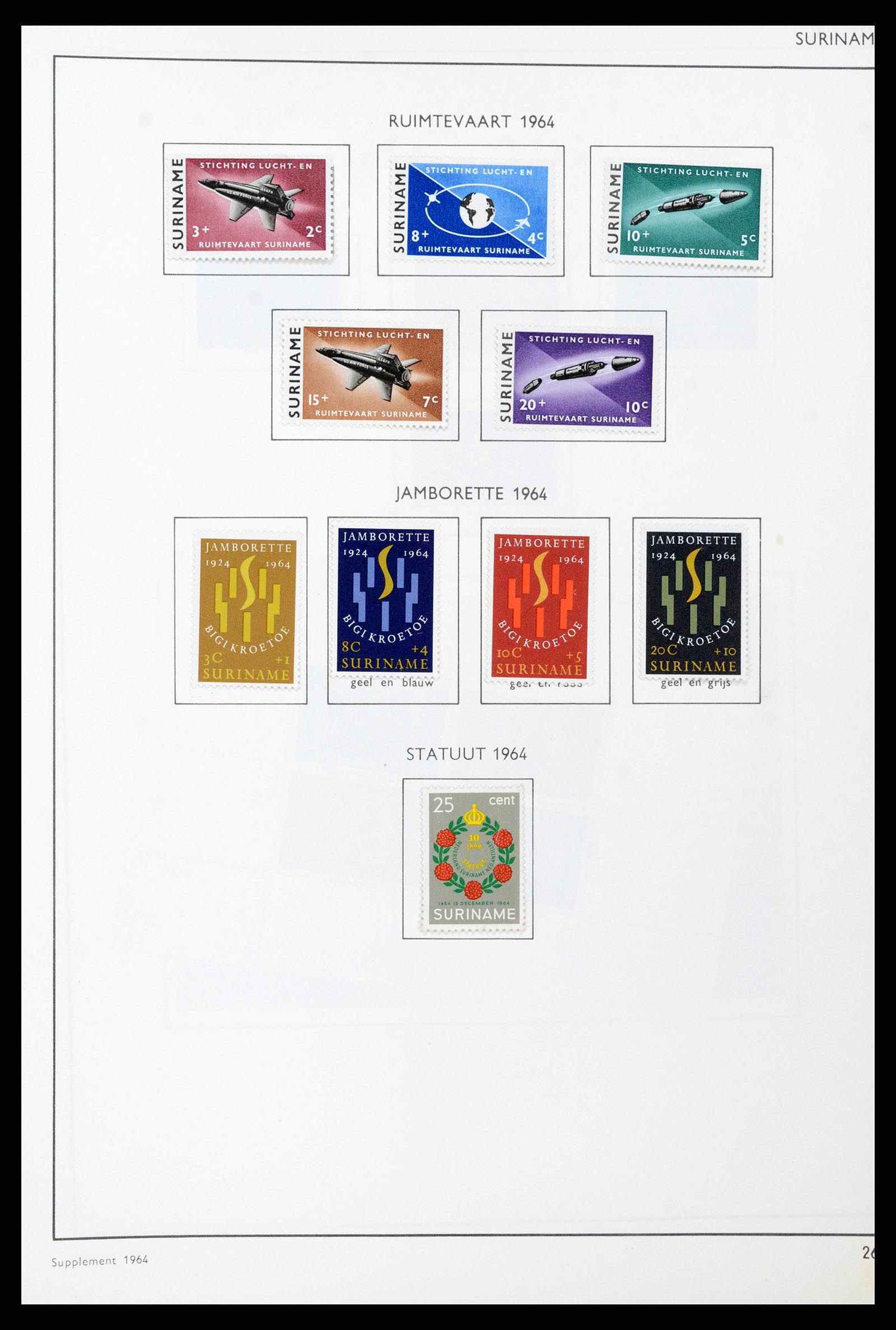 38602 0316 - Stamp collection 38602 Netherlands and territories 1852-1975.