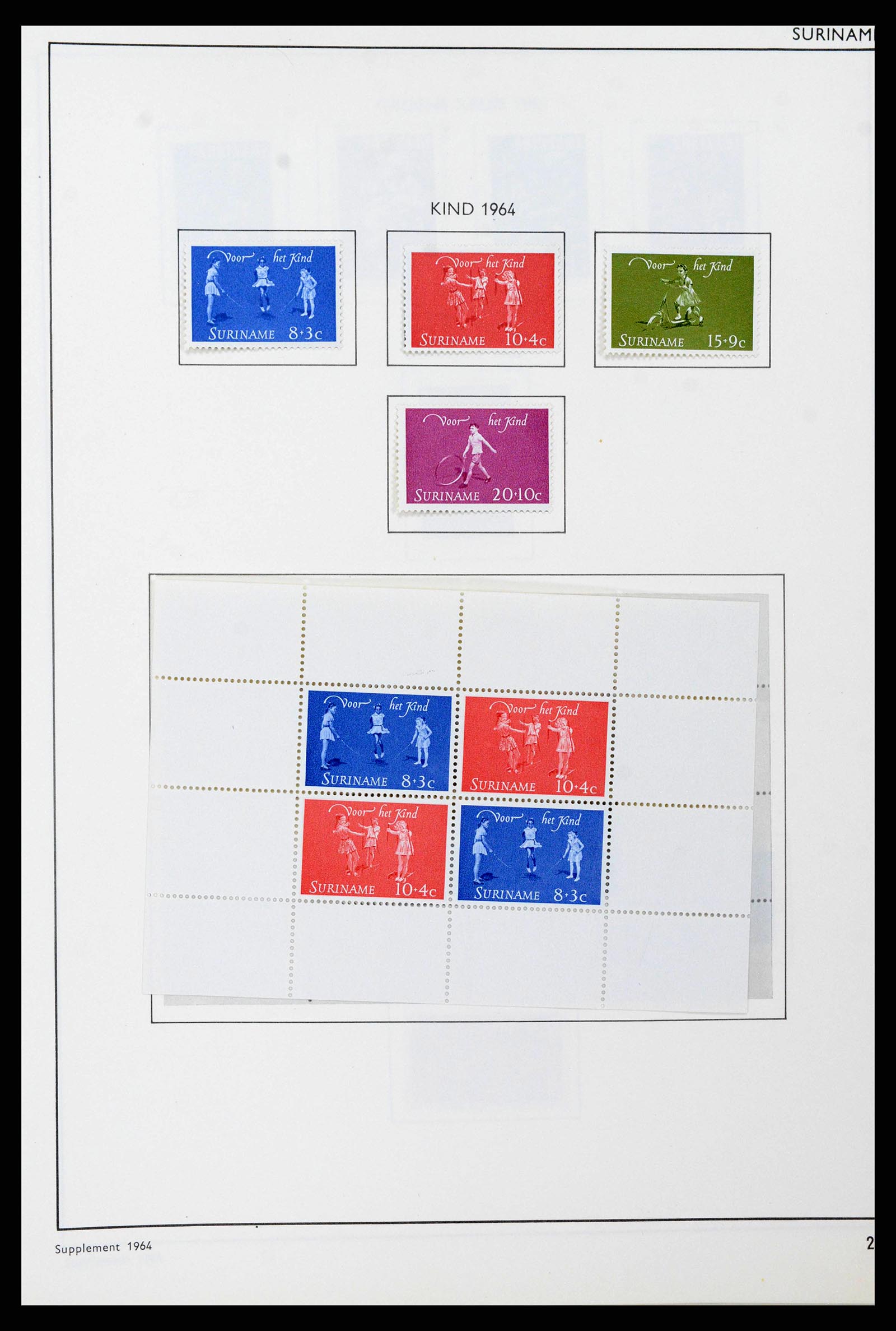 38602 0317 - Stamp collection 38602 Netherlands and territories 1852-1975.