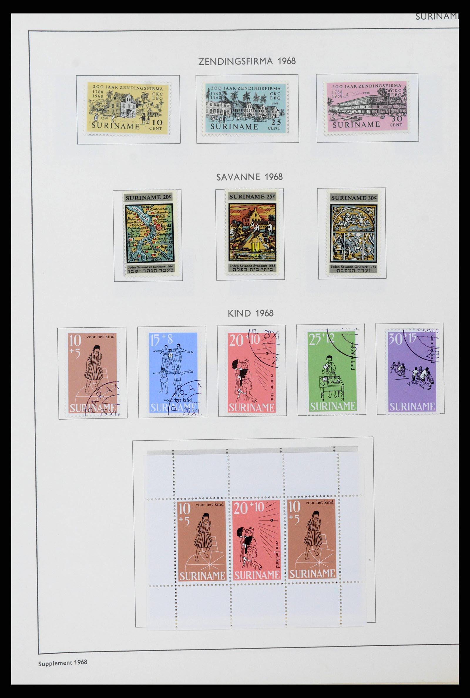 38602 0325 - Stamp collection 38602 Netherlands and territories 1852-1975.