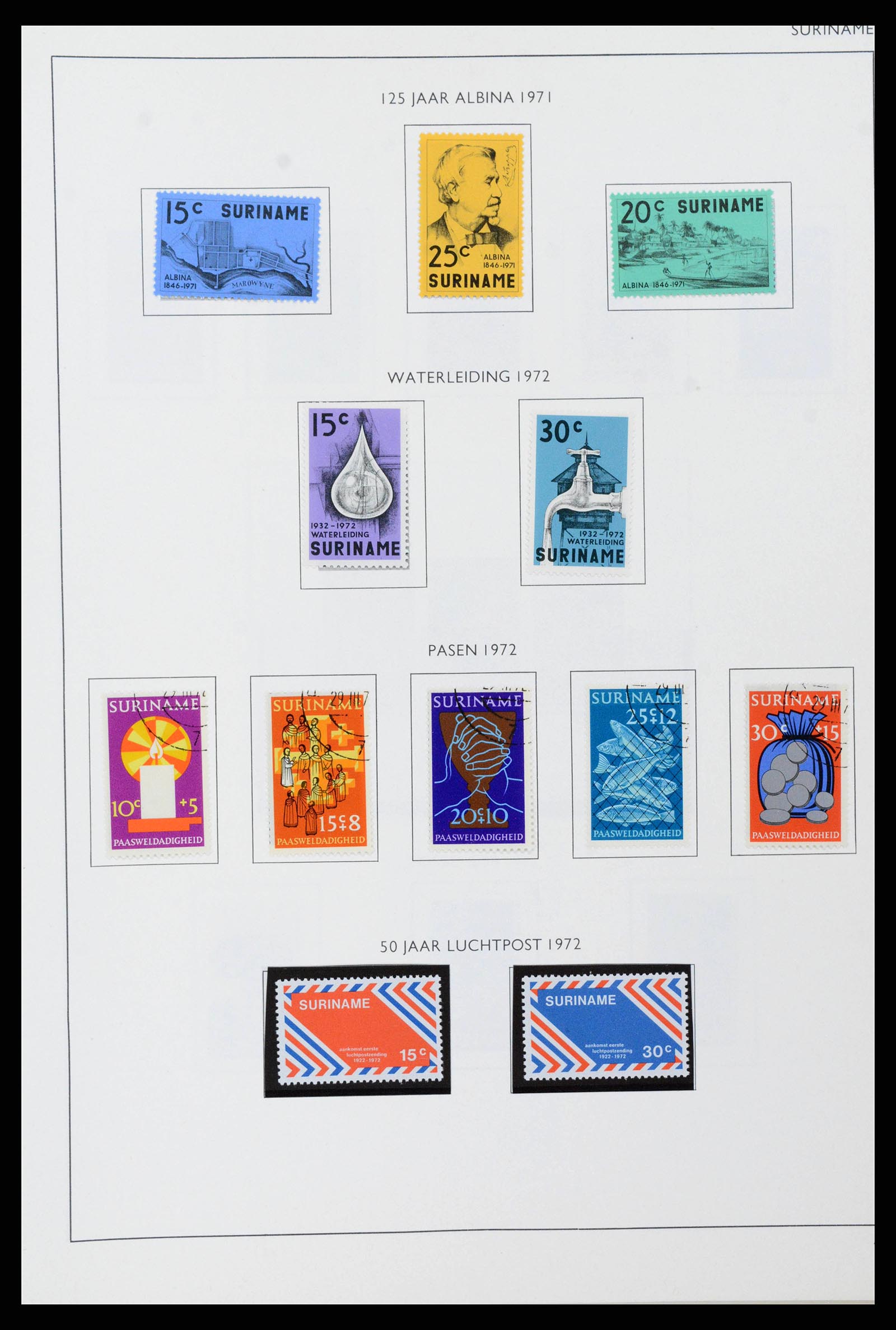 38602 0332 - Stamp collection 38602 Netherlands and territories 1852-1975.