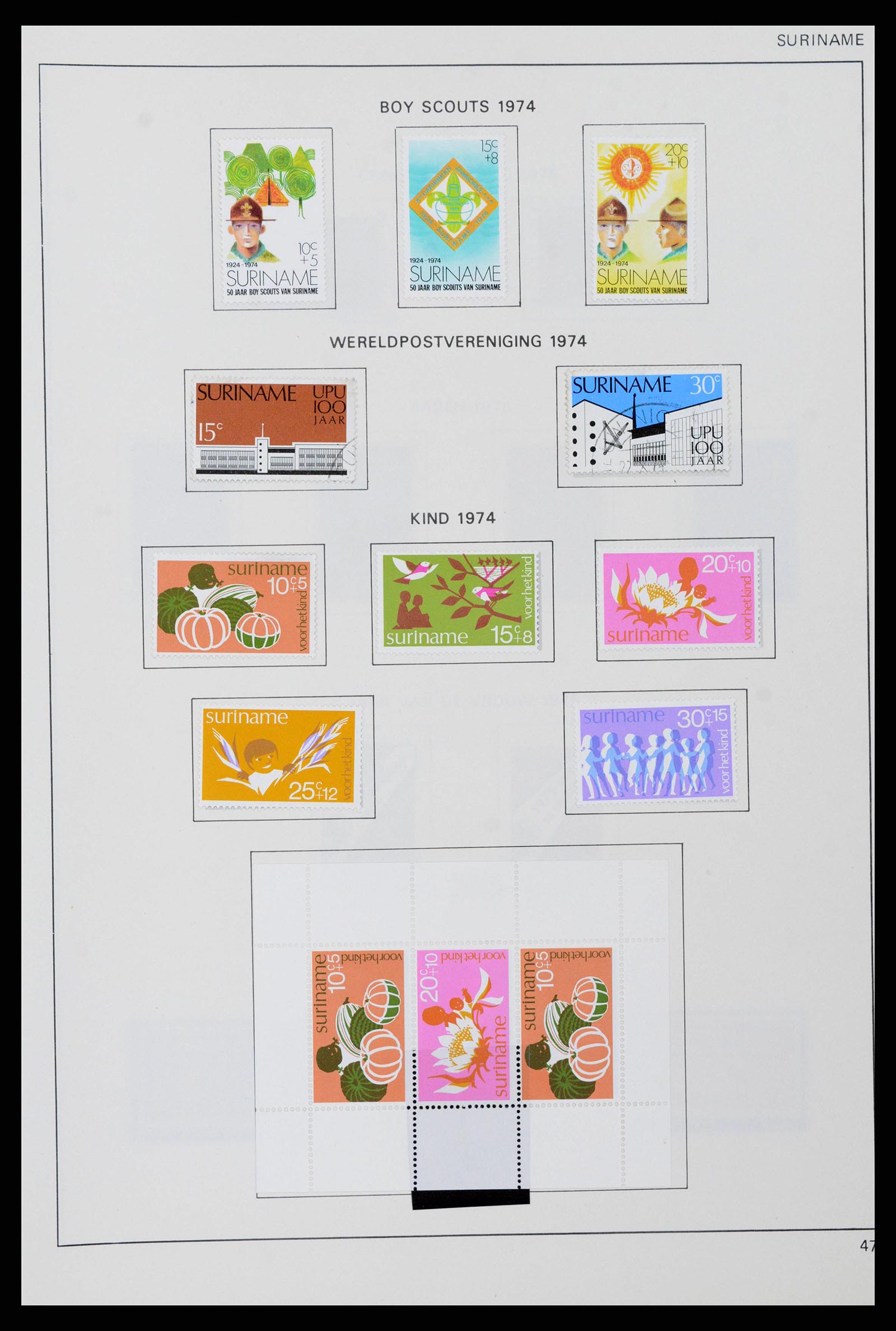 38602 0337 - Stamp collection 38602 Netherlands and territories 1852-1975.
