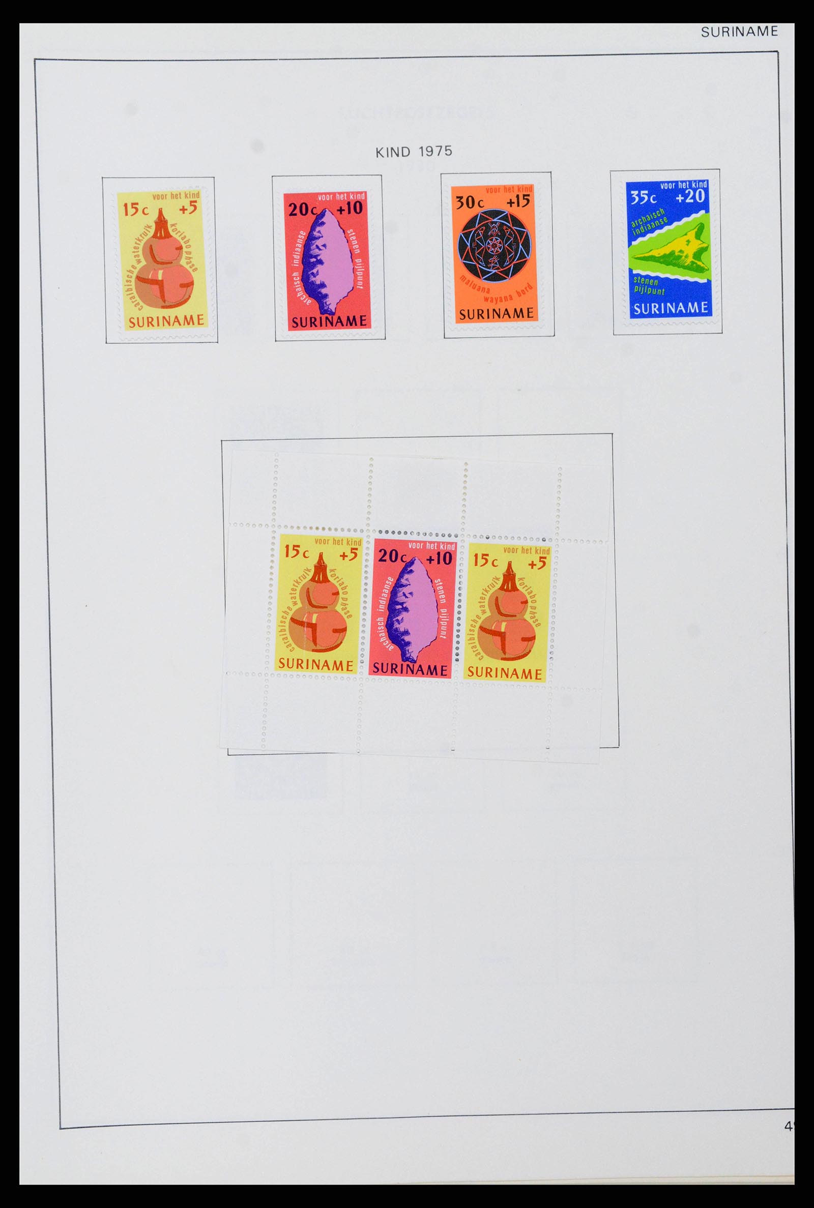 38602 0339 - Stamp collection 38602 Netherlands and territories 1852-1975.