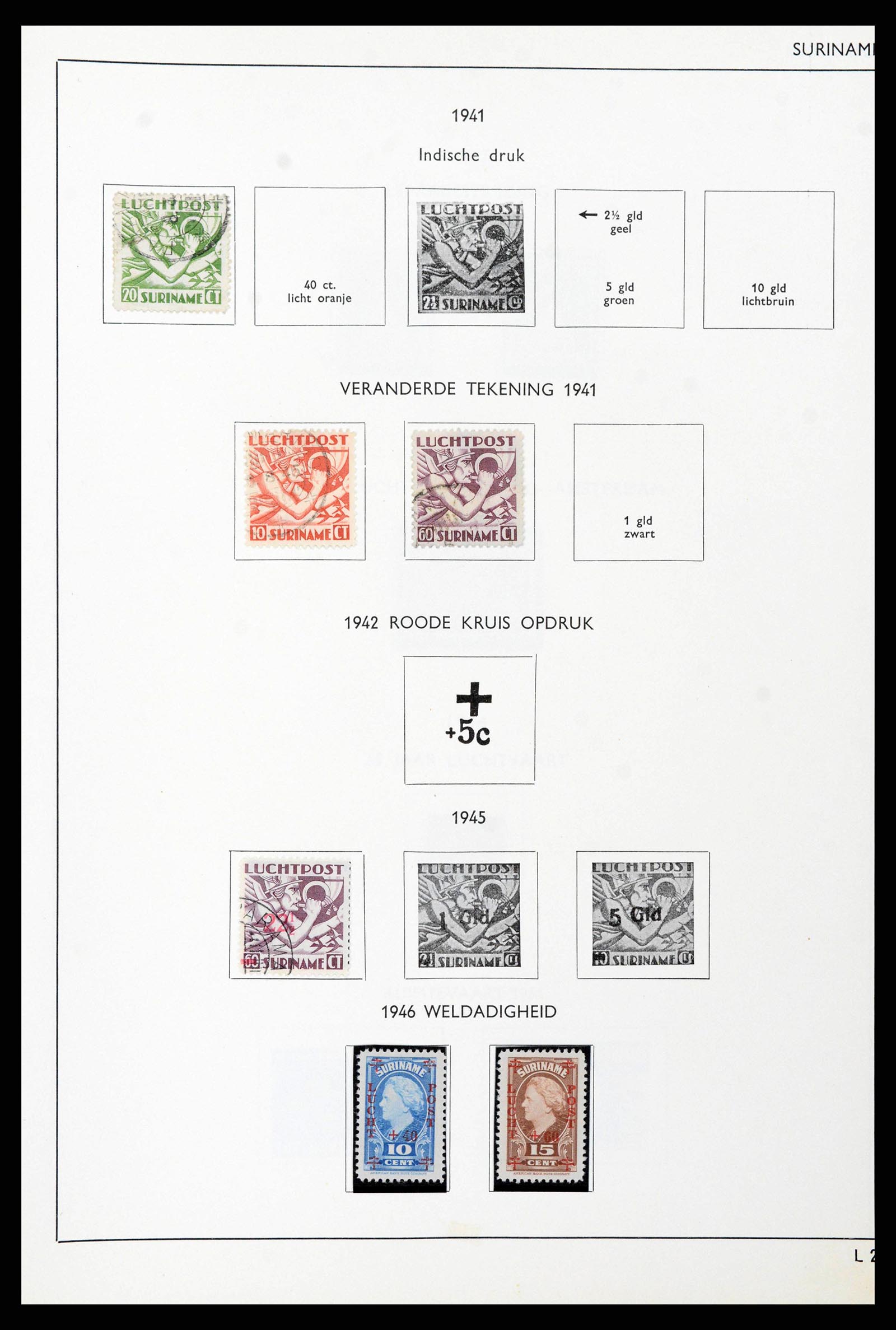 38602 0341 - Stamp collection 38602 Netherlands and territories 1852-1975.