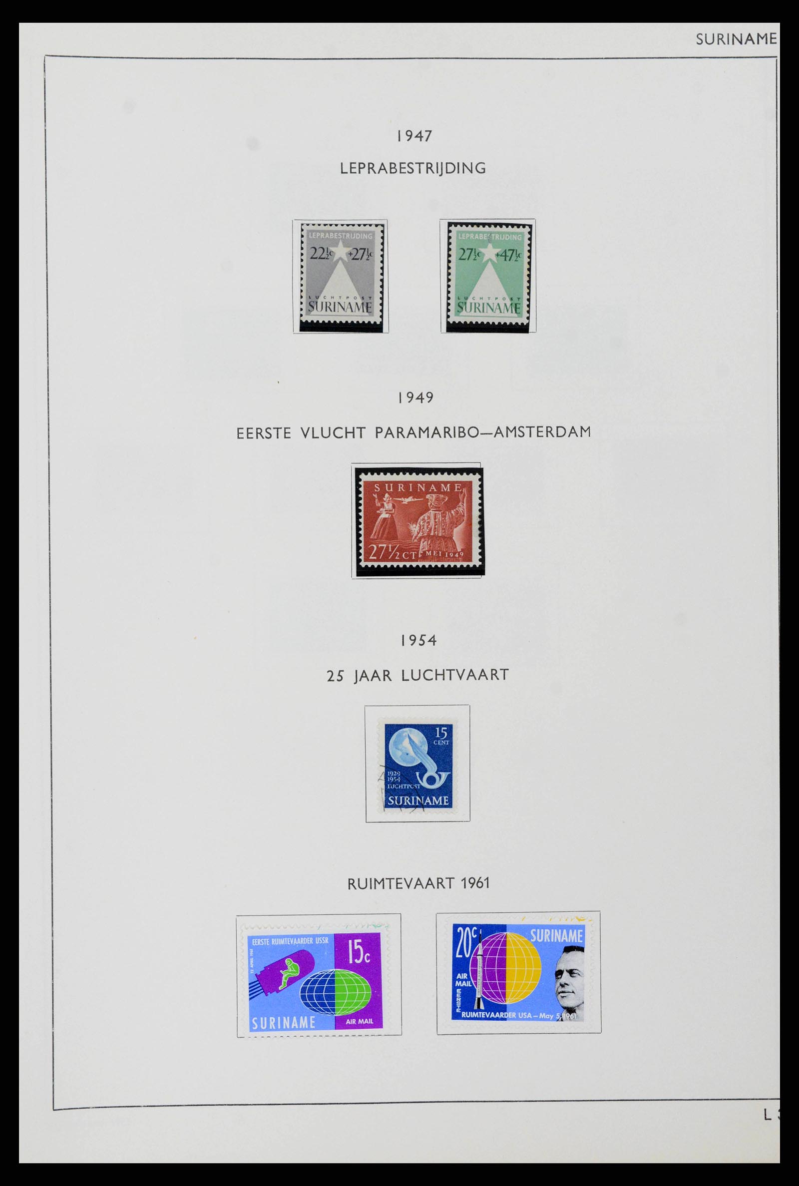 38602 0342 - Stamp collection 38602 Netherlands and territories 1852-1975.