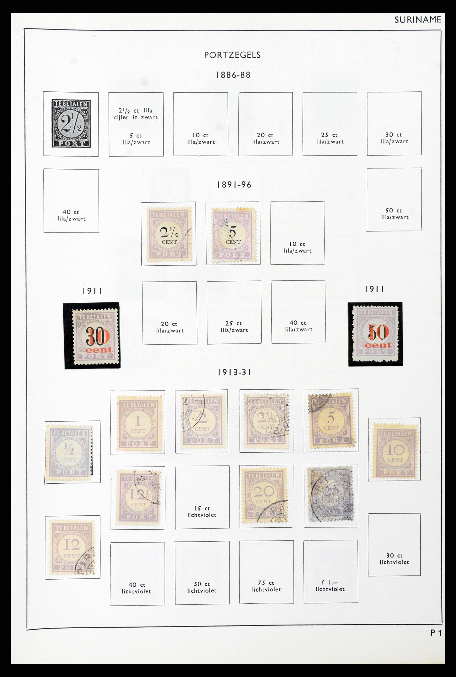 38602 0345 - Postzegelverzameling 38602 Nederland en overzeese gebiedsdelen 1852-1