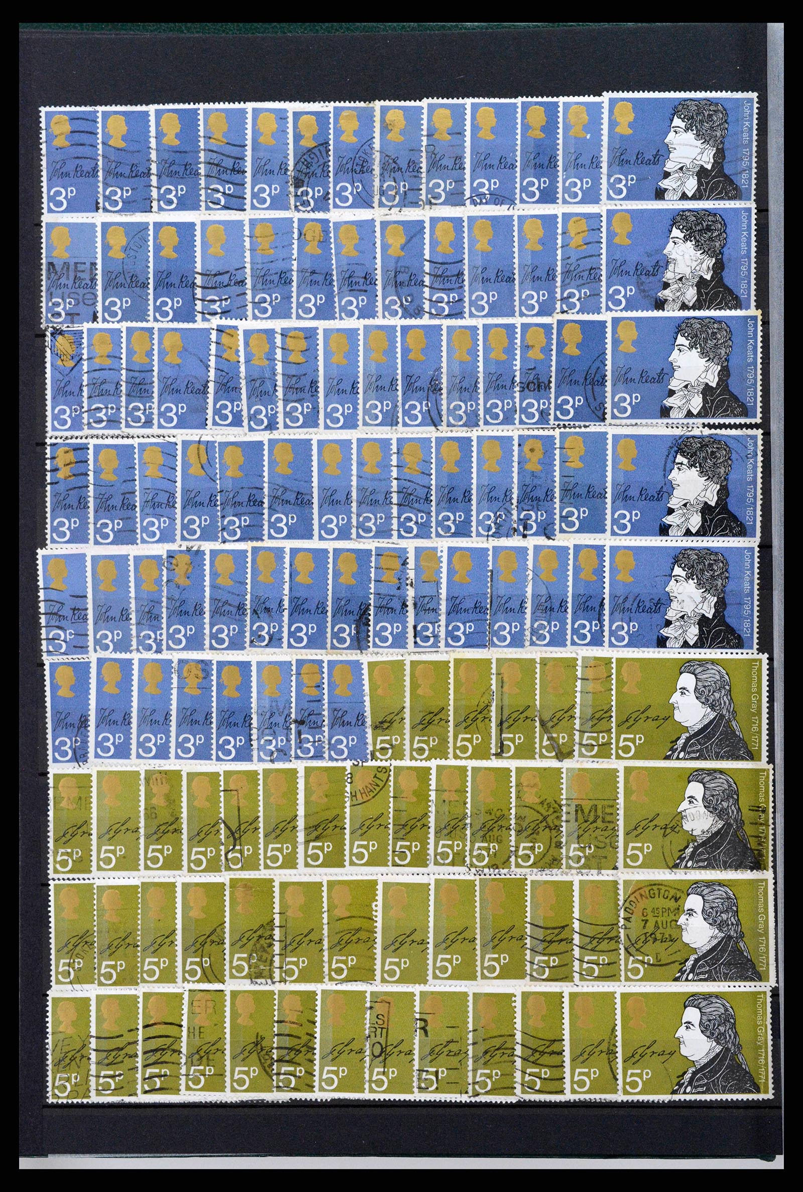 38604 0004 - Postzegelverzameling 38604 Engeland 1971-2000.