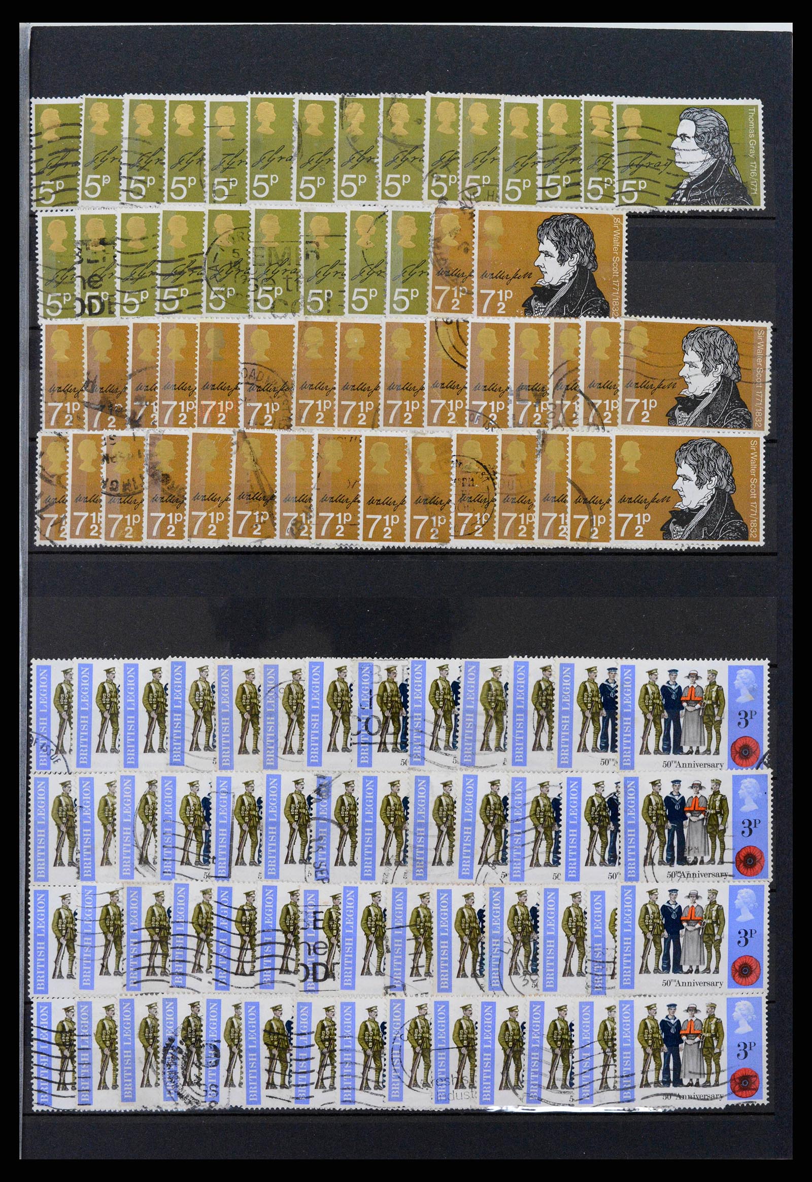 38604 0005 - Postzegelverzameling 38604 Engeland 1971-2000.