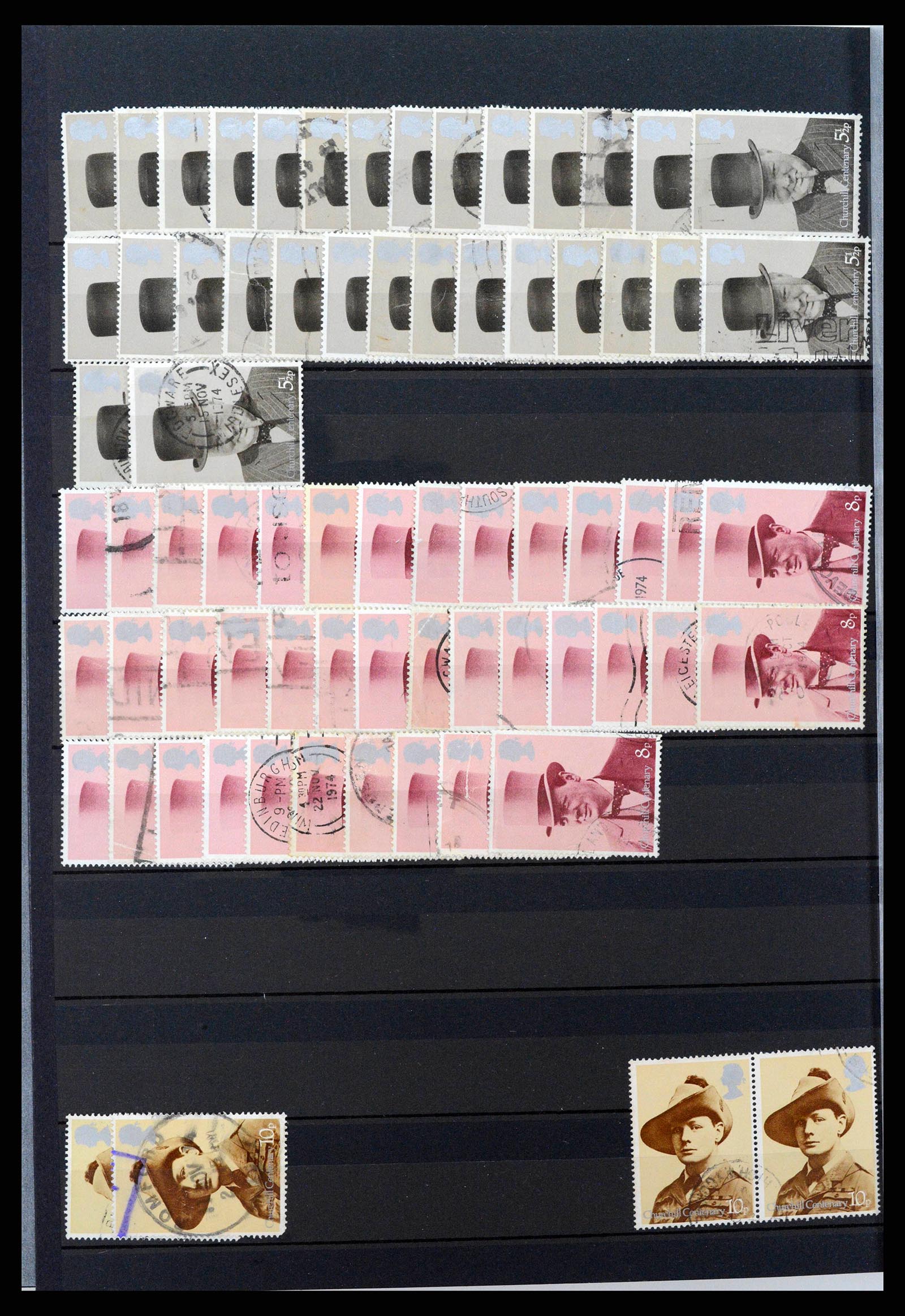 38604 0052 - Postzegelverzameling 38604 Engeland 1971-2000.
